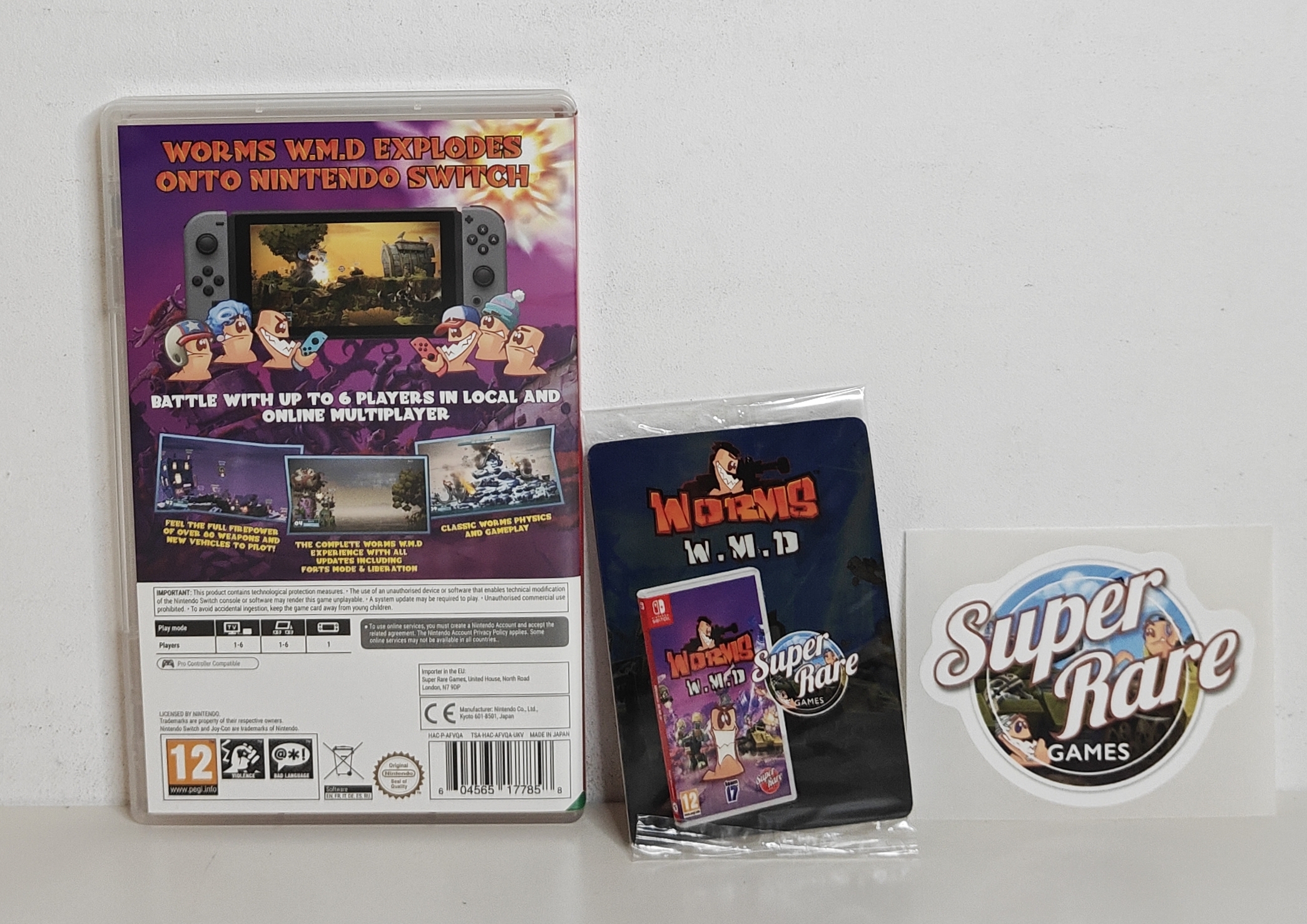 Switch Worms W.M.D. (CIB) UKV - Super Rare Games #6