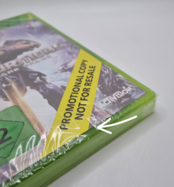 Xbox 360 Transformers - Rise of the Dark spark Promo copy (factory sealed)