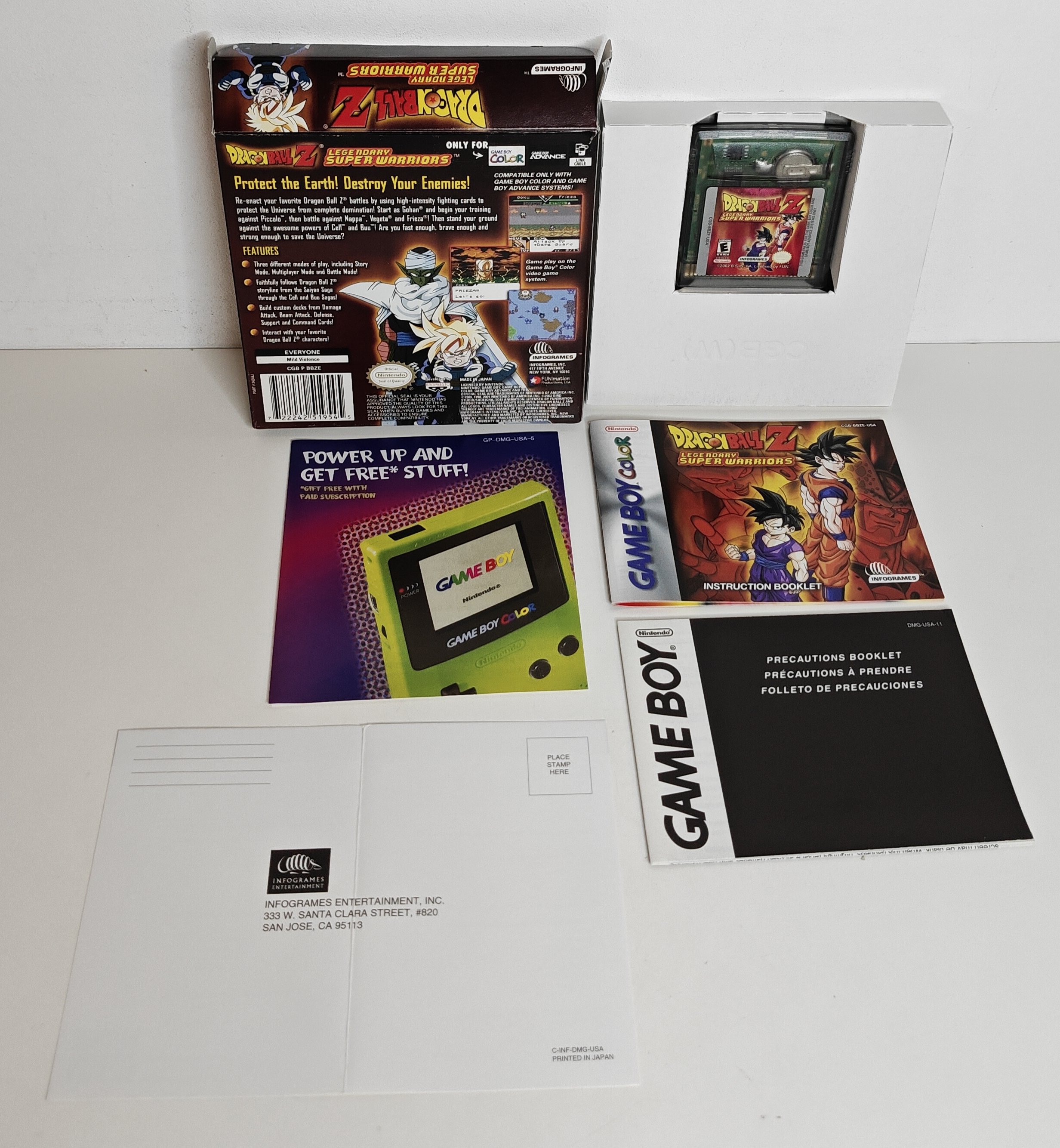 GBC Dragon Ball Z - Legendary Super Warriors (CIB) USA