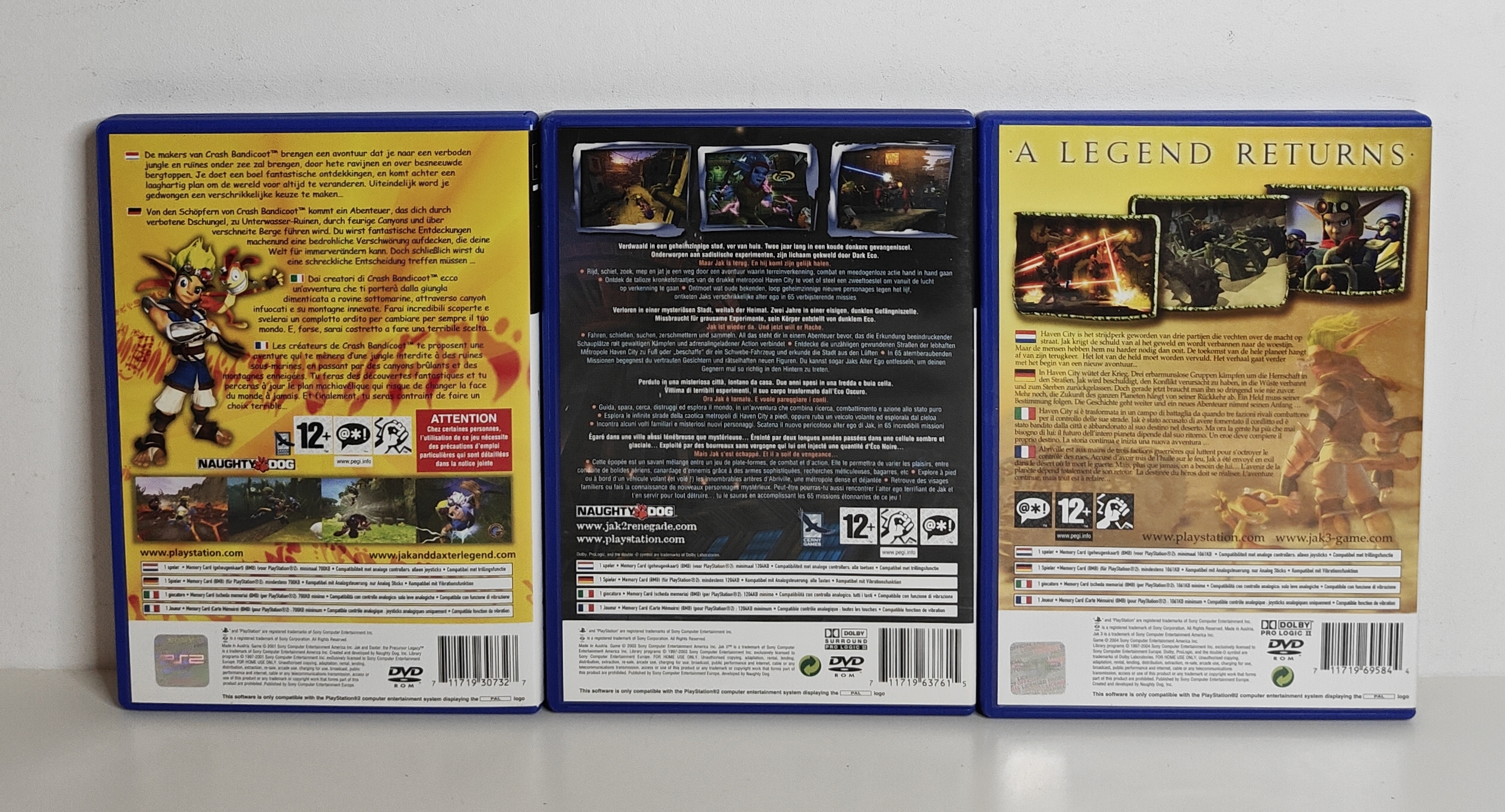 PS2 The Jak and Daxter Collection (CIB)