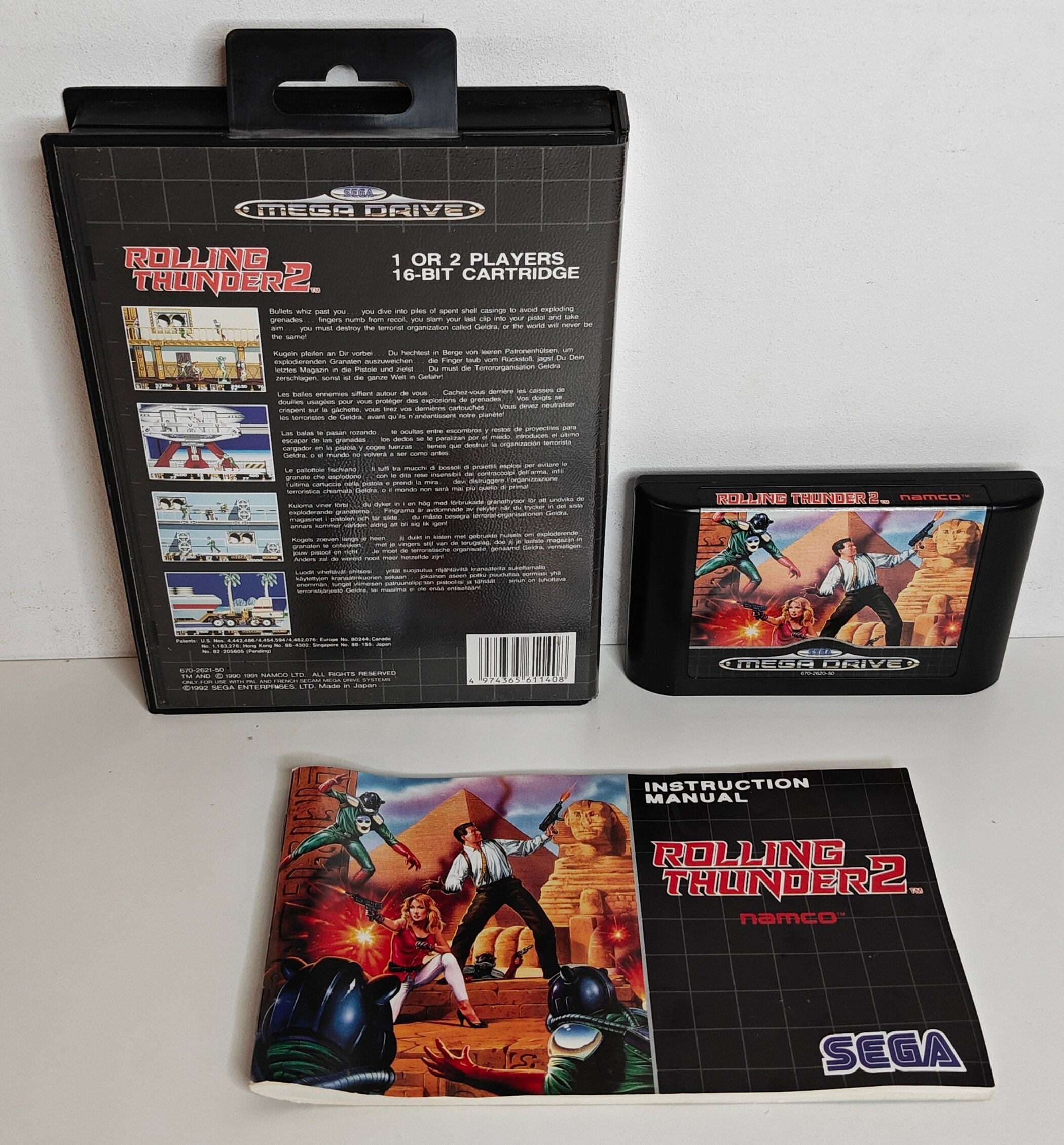 Megadrive Rolling Thunder 2 (CIB)
