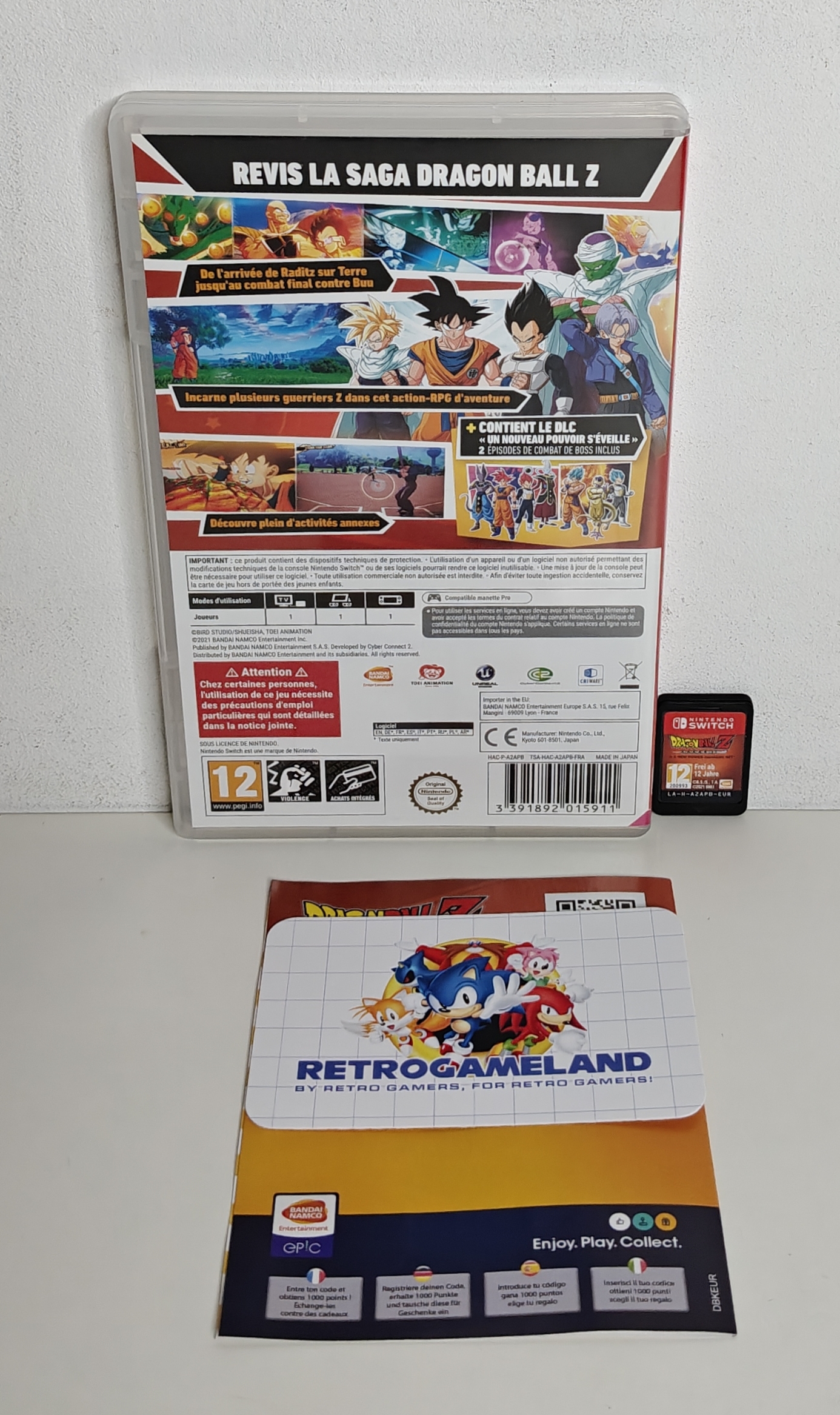 Switch Dragon Ball Z: Kakarot - A New Power Awakens Set (CIB) FRA