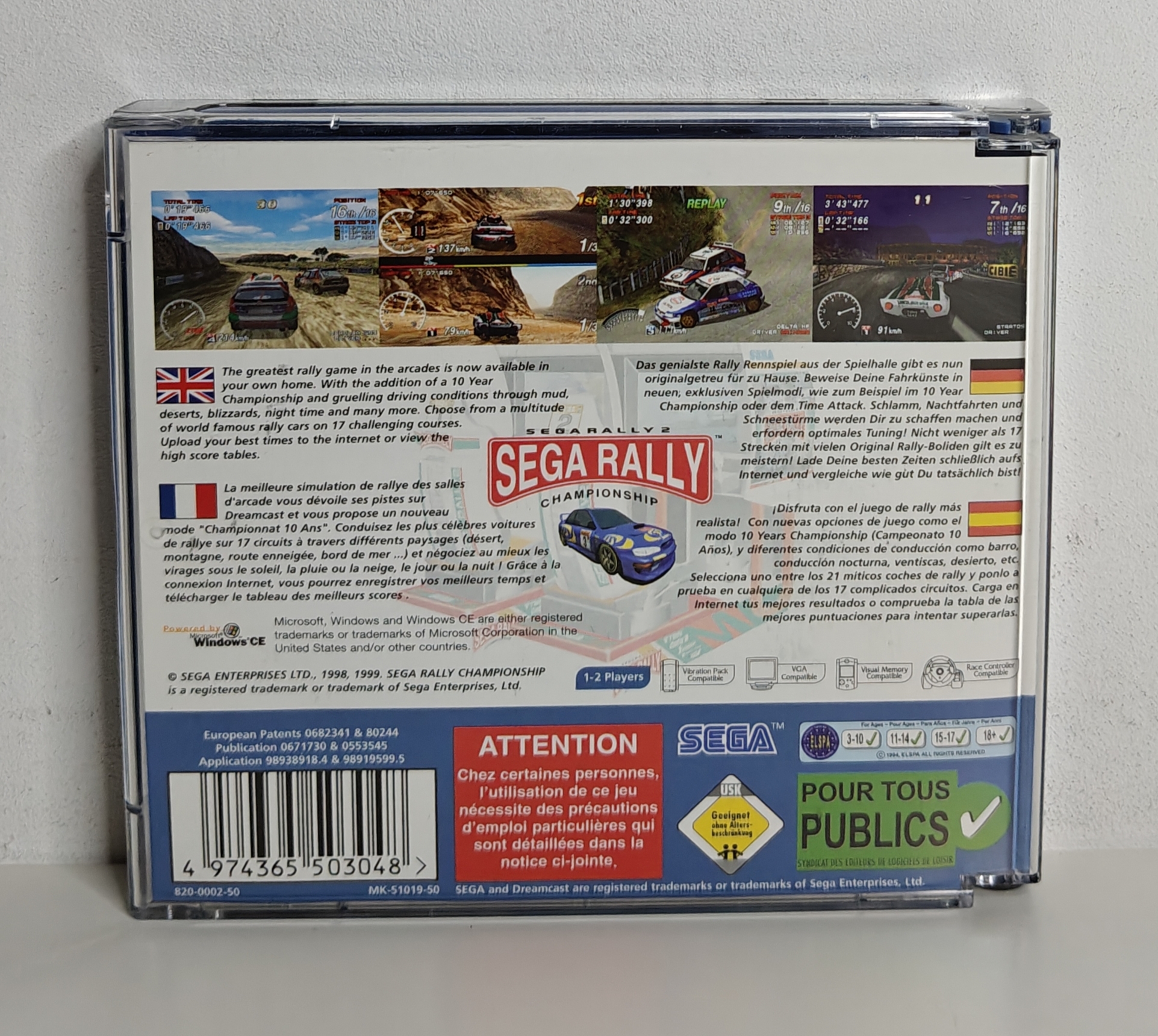 Dreamcast Sega Rally 2 - Sega Rally Championship (CIB)