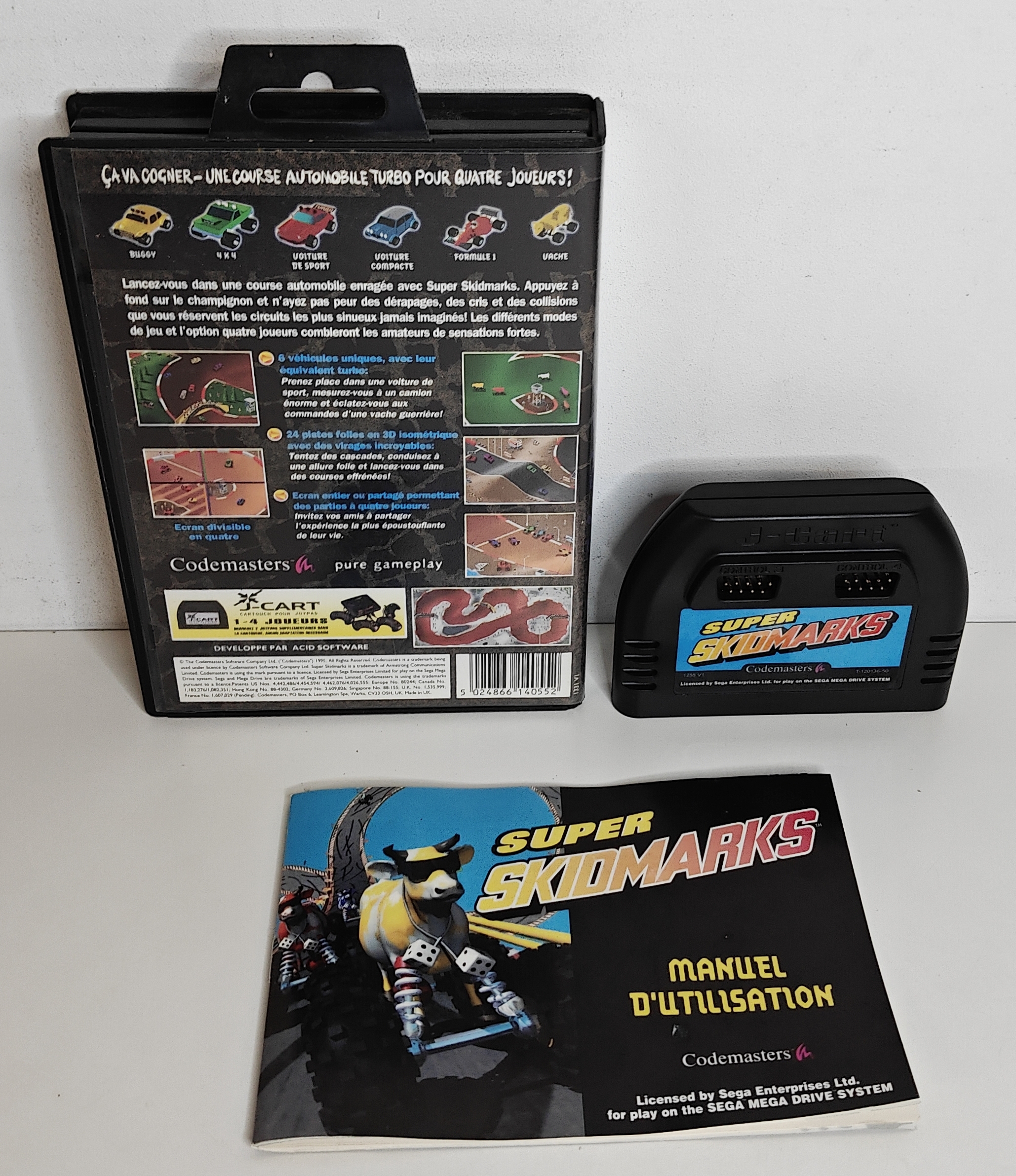 Megadrive Super Skidmarks (CIB)