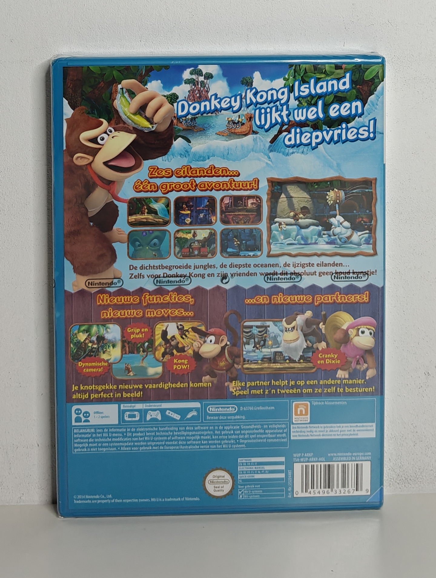 Wii U Donkey Kong Tropical Freeze (factory sealed) HOL