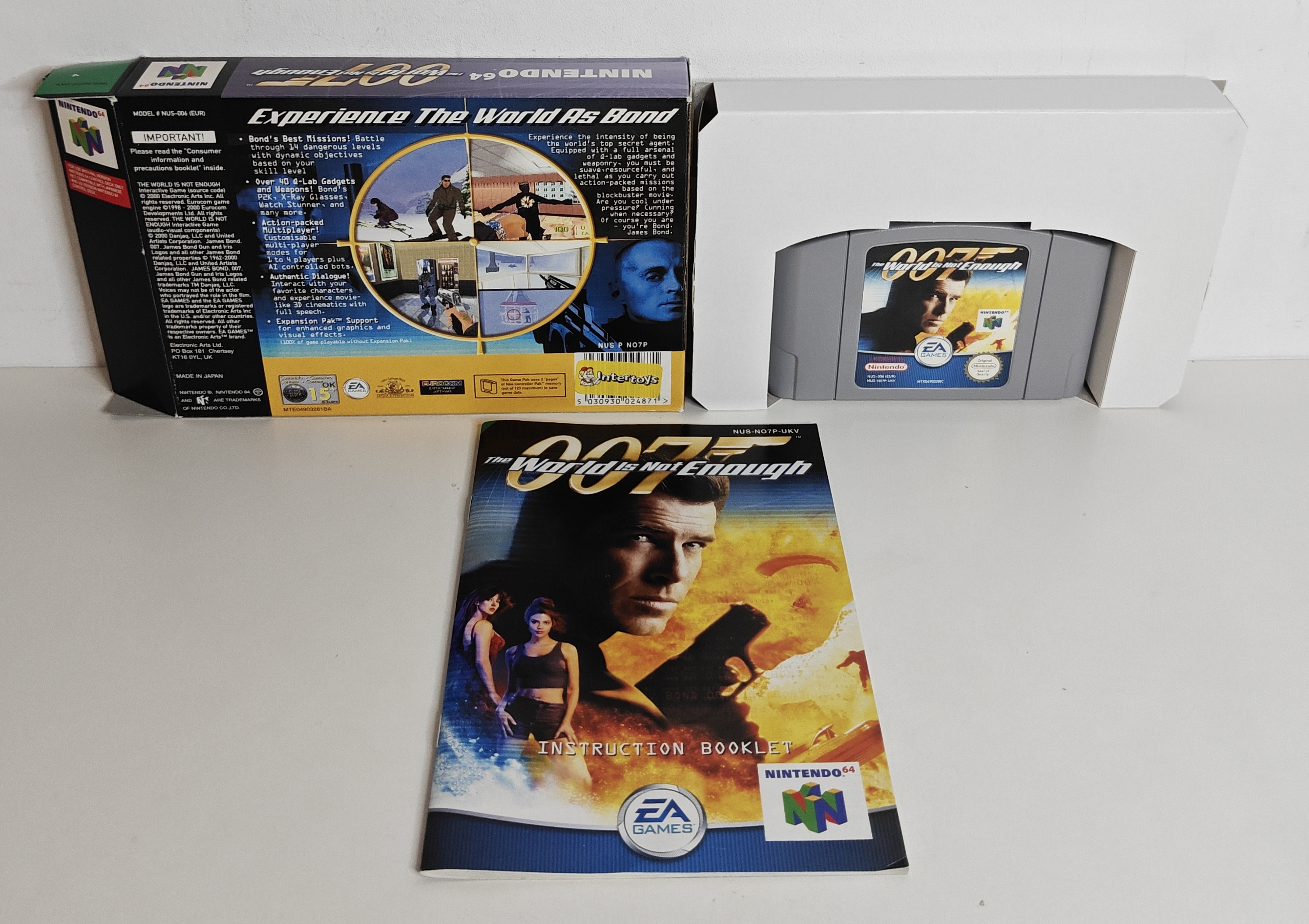 N64 007 The World is not Enough (CIB) UKV