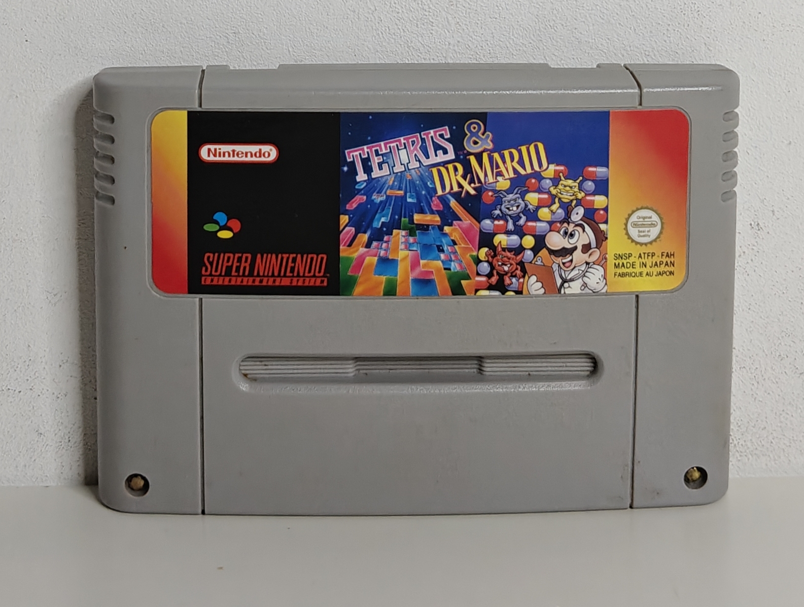 SNES Tetris & DR. Mario (cart only) FAH