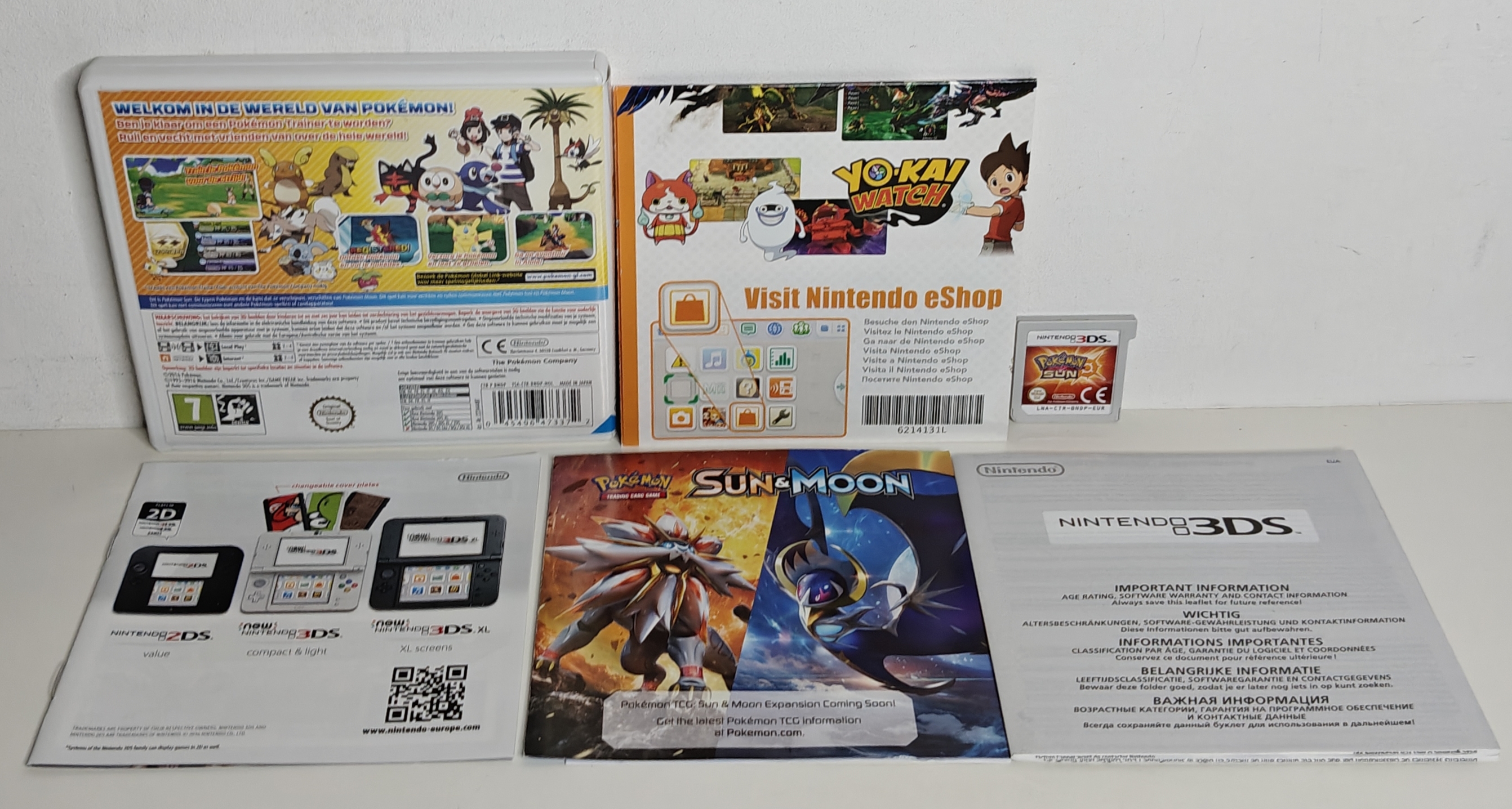 3DS Pokémon Sun (CIB) HOL
