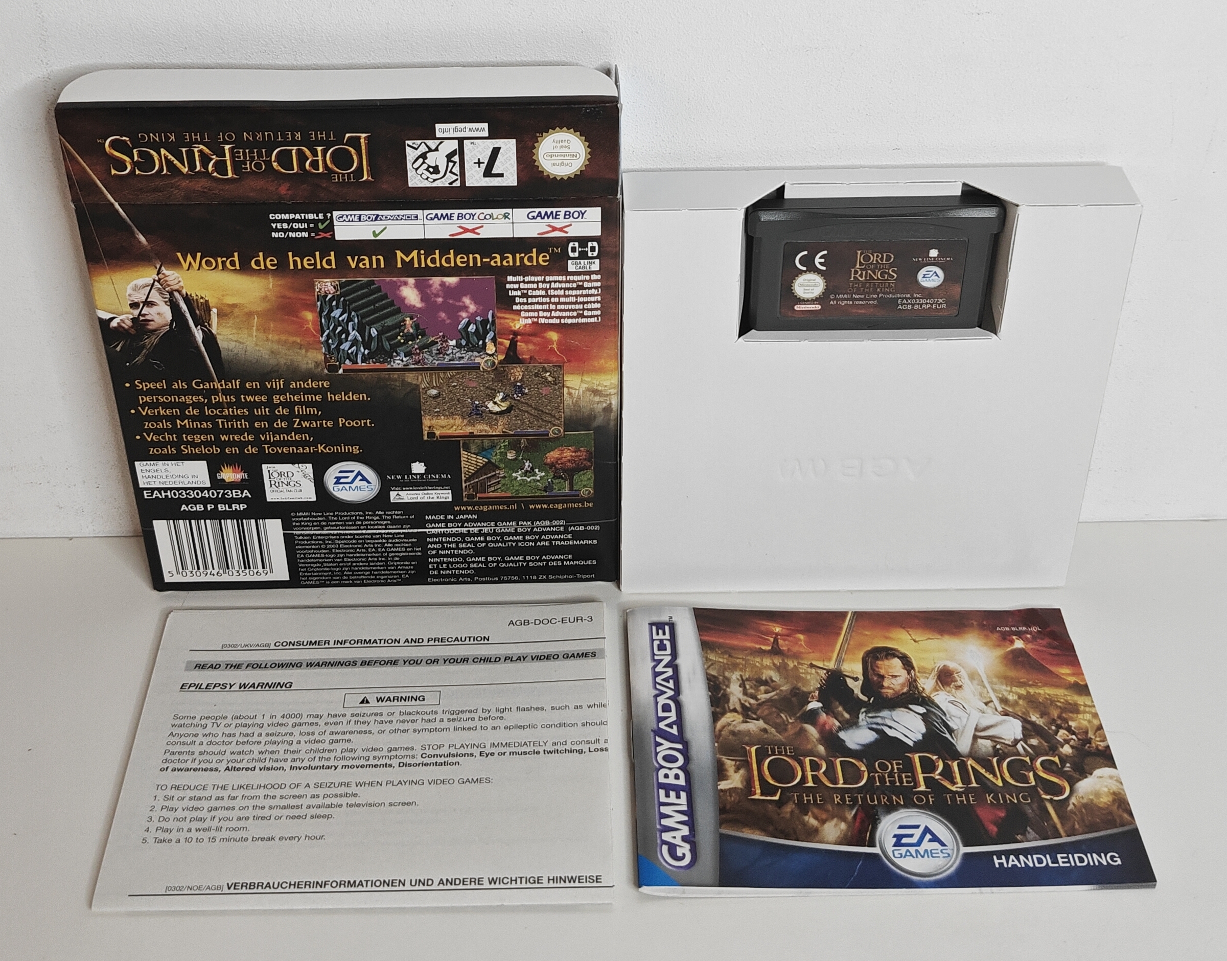 GBA The Lord of the Rings - The return of the King (CIB) HOL