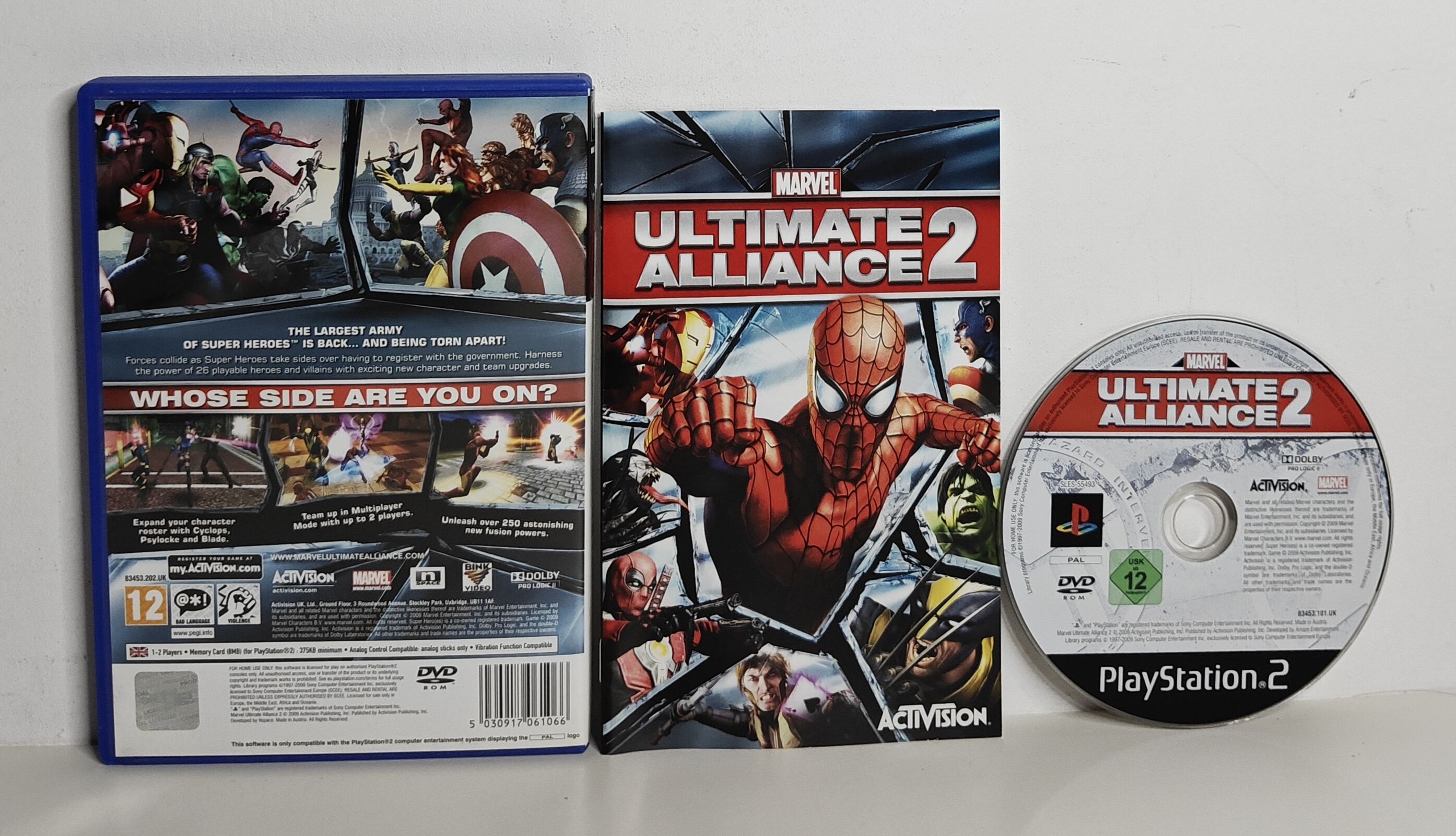 PS2 Marvel Ultimate Alliance 2 (CIB)
