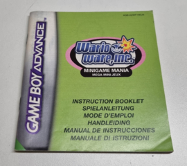 GBA WarioWare Inc. Minigame Mania (manual) NEU6