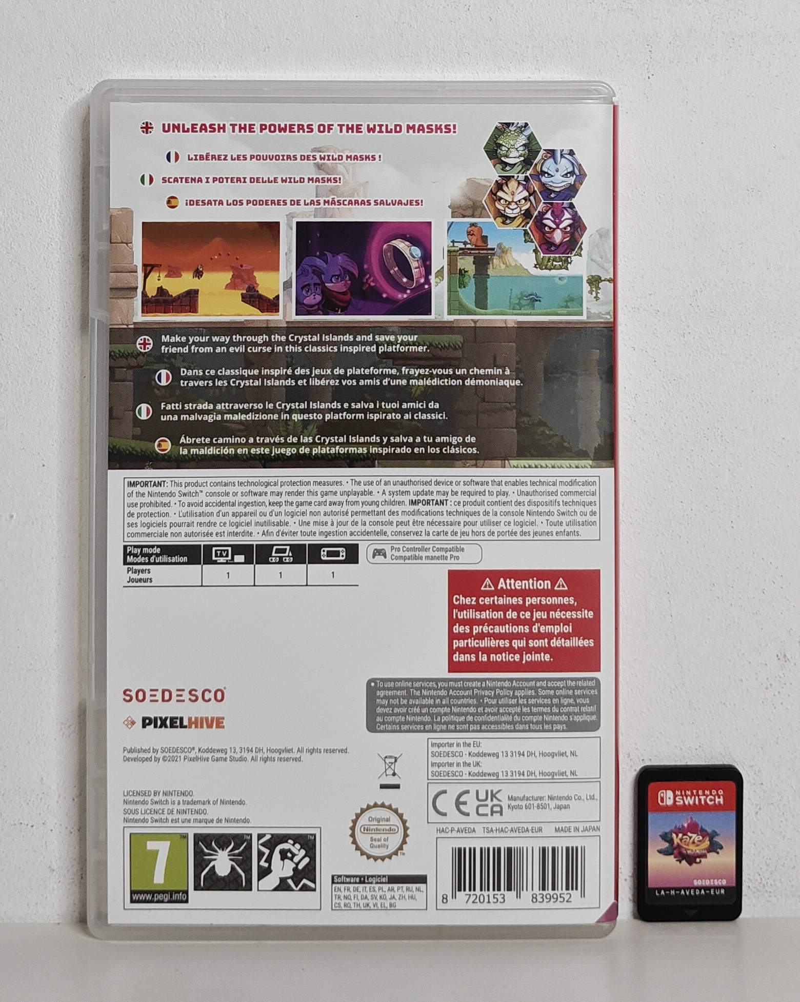 Switch Kaze and the Wild Masks (CIB) EUR