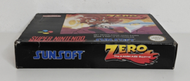 SNES ZERO The Kamikaze Squirrel (box + cart) FAH