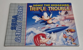 Game Gear Sonic the Hedgehog Triple Trouble (manual)