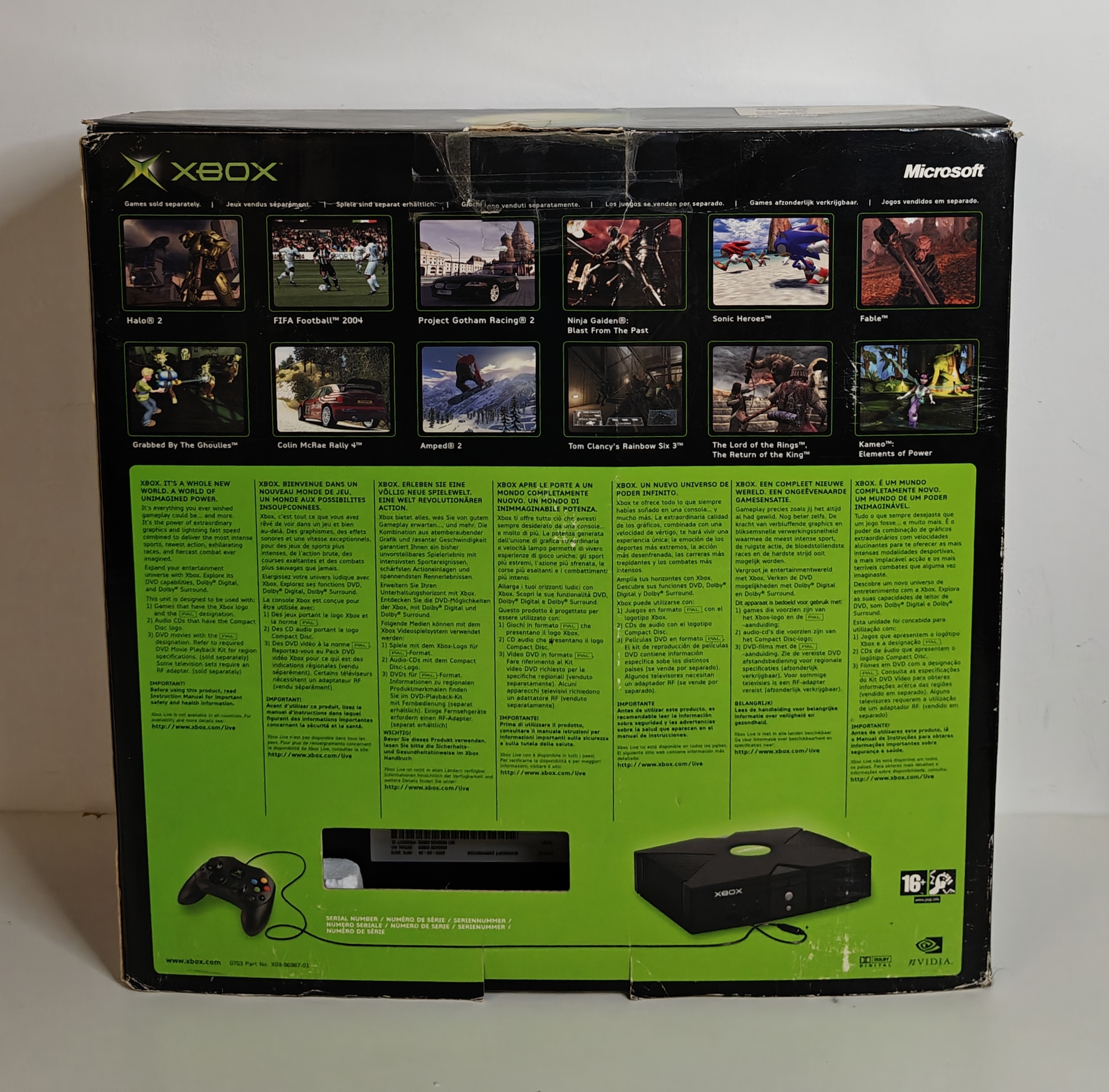 Xbox Halo + Midtown Madness 3 Limited Edition Console Bundle (complete)
