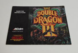 NES Double Dragon III (manual) USA