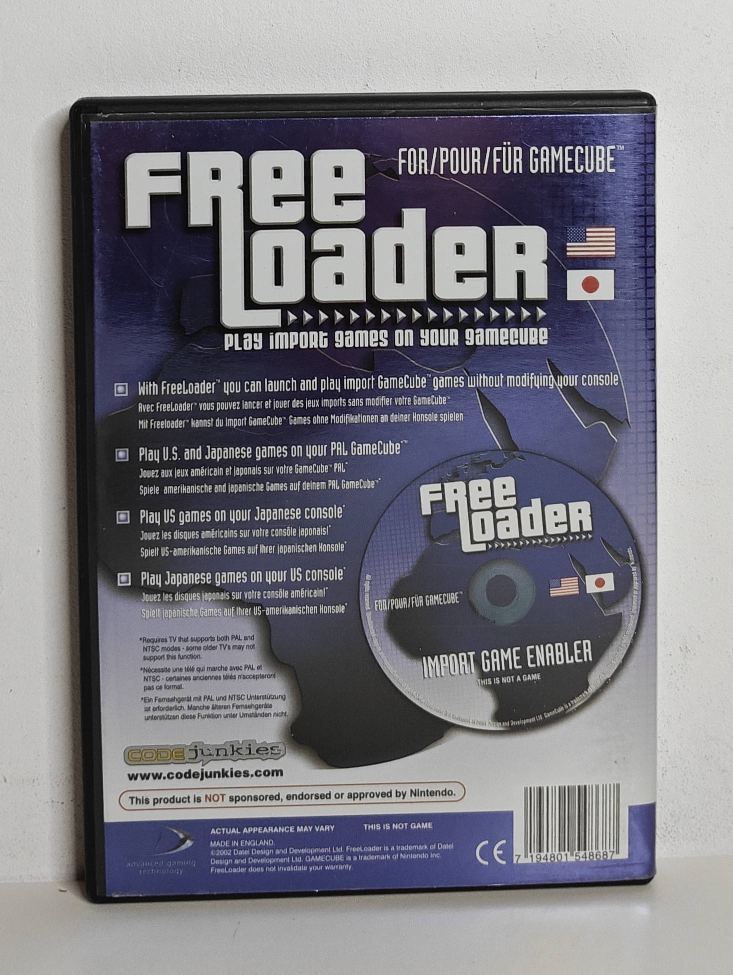 Freeloader for Gamecube - Import Game Enabler (complete)