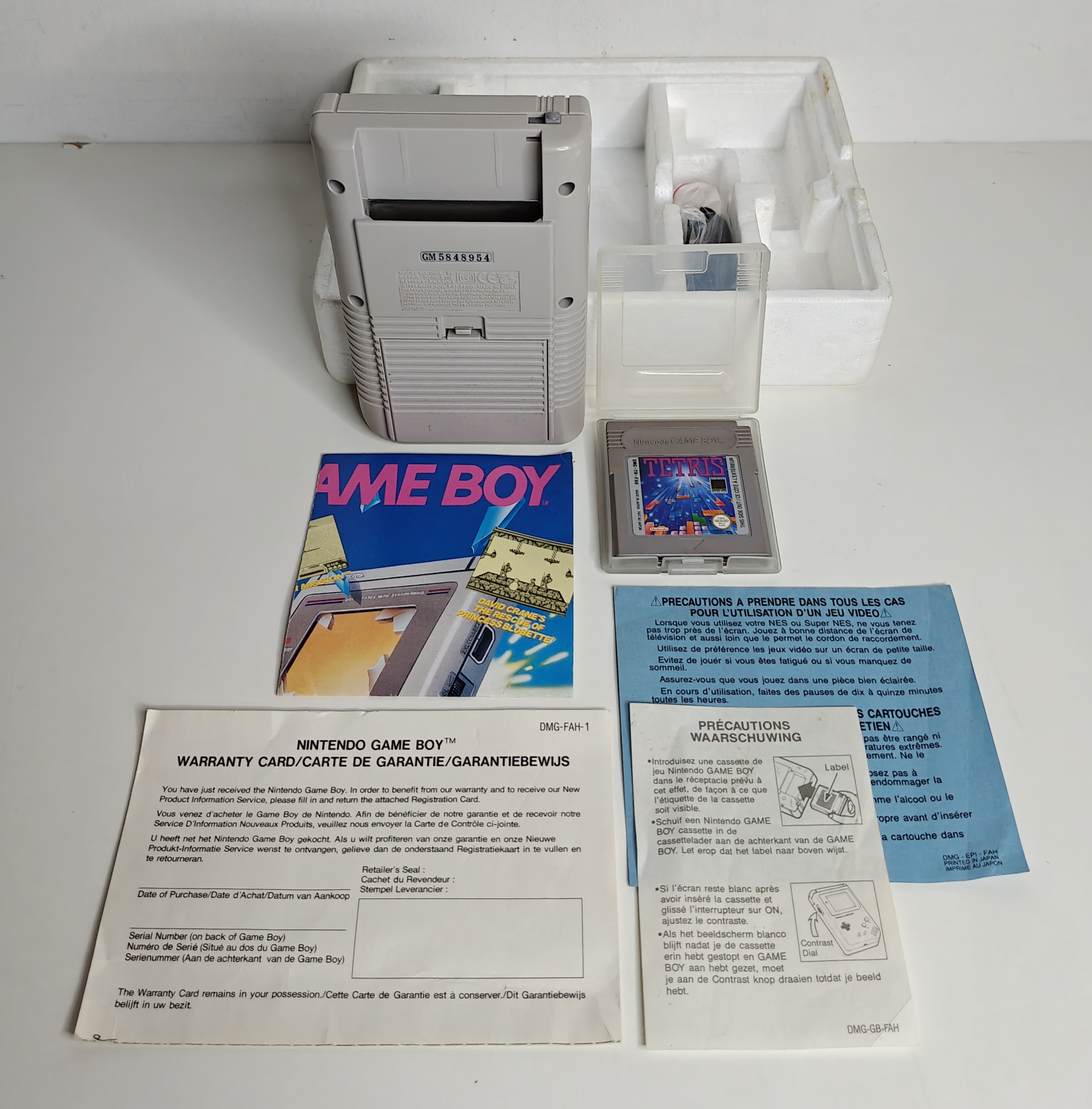 Nintendo Gameboy Classic Tetris Pak (Complete) FAH