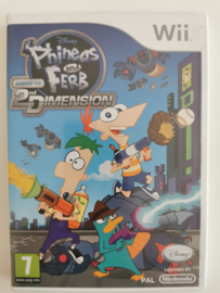 Wii Disney Phineas and Ferb Across the 2ND Dimension (CIB) FAH