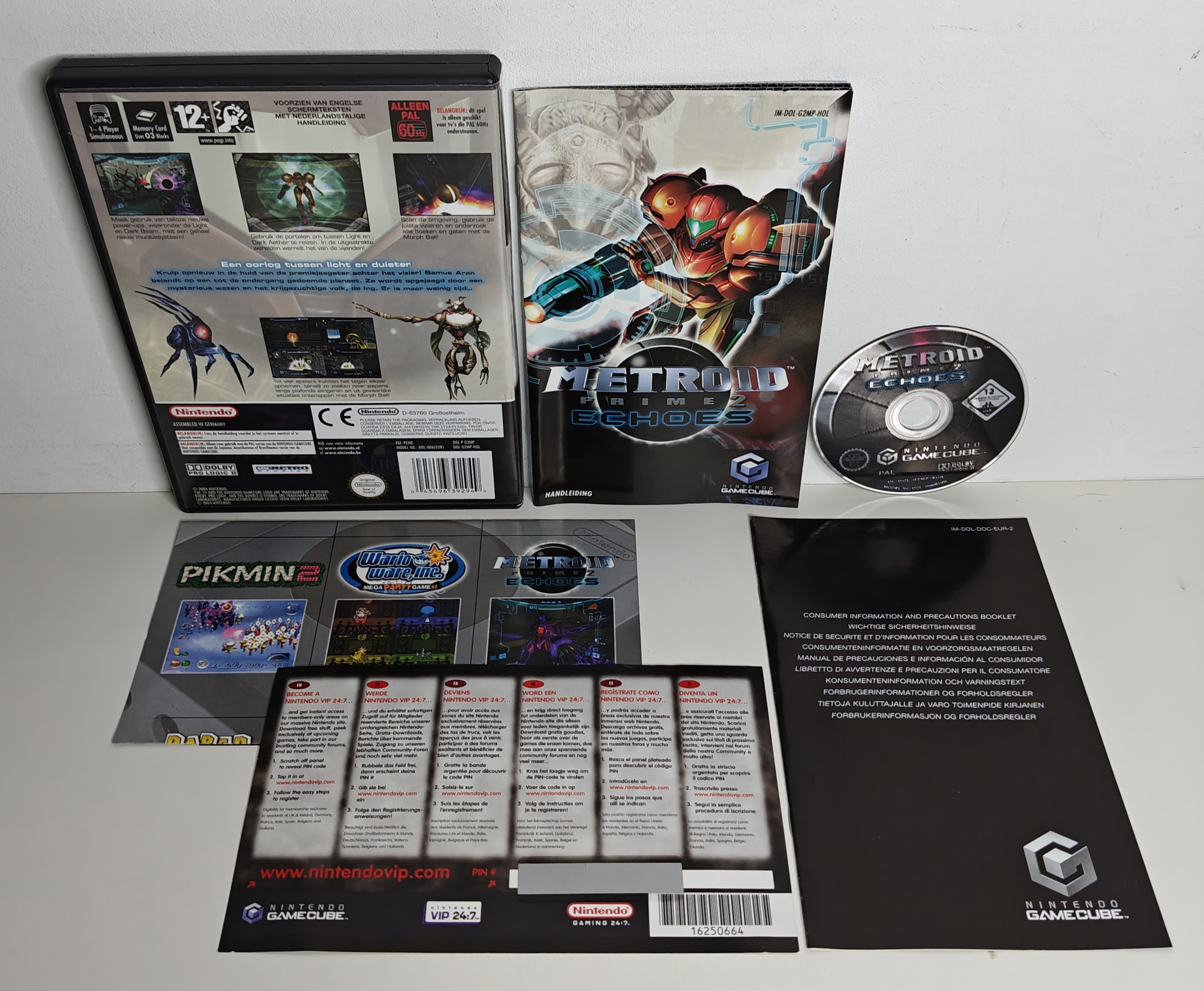 Gamecube Metroid Prime 2 - Echoes (CIB) HOL