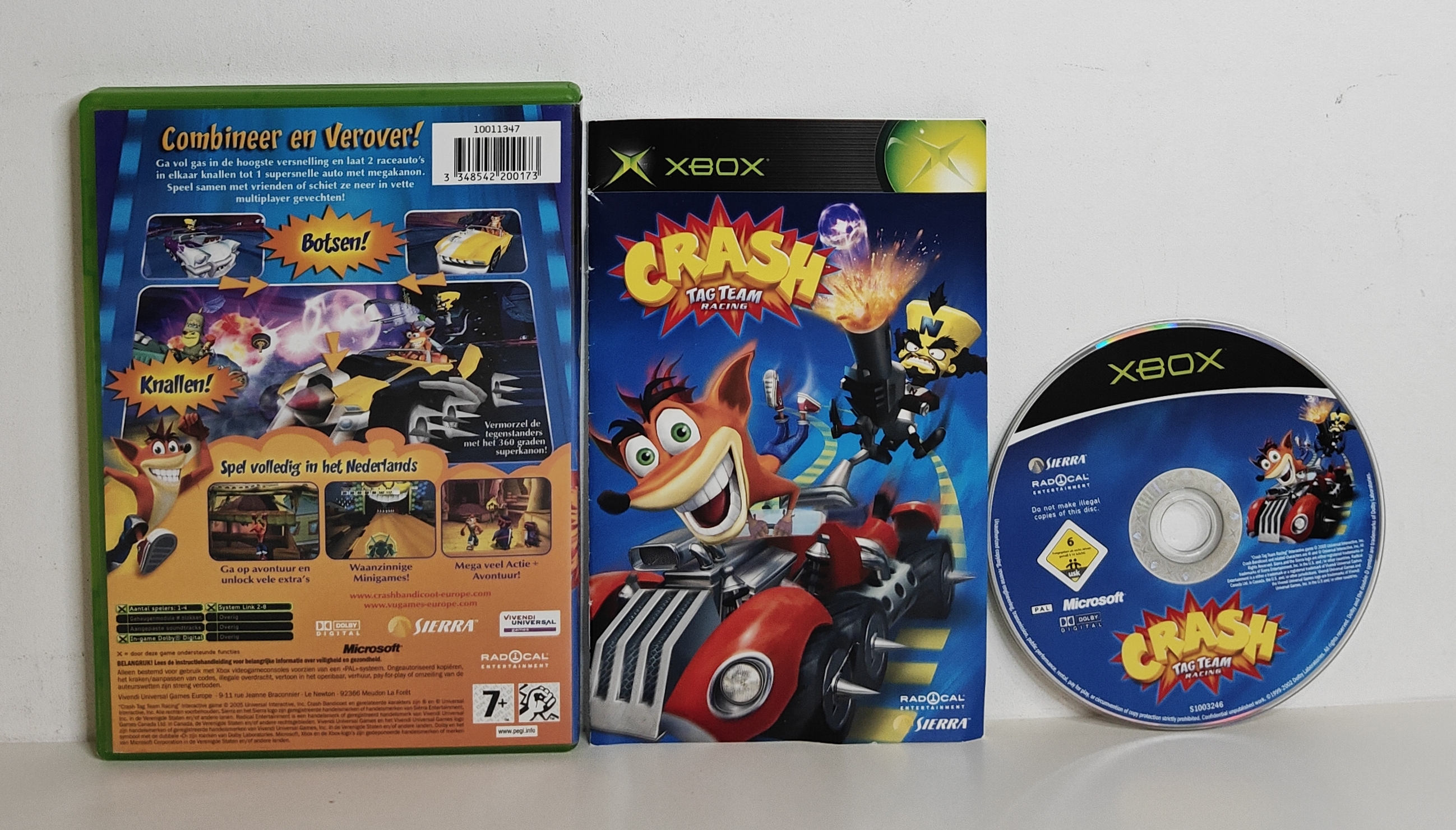 Xbox Crash Tag Team Racing (CIB)