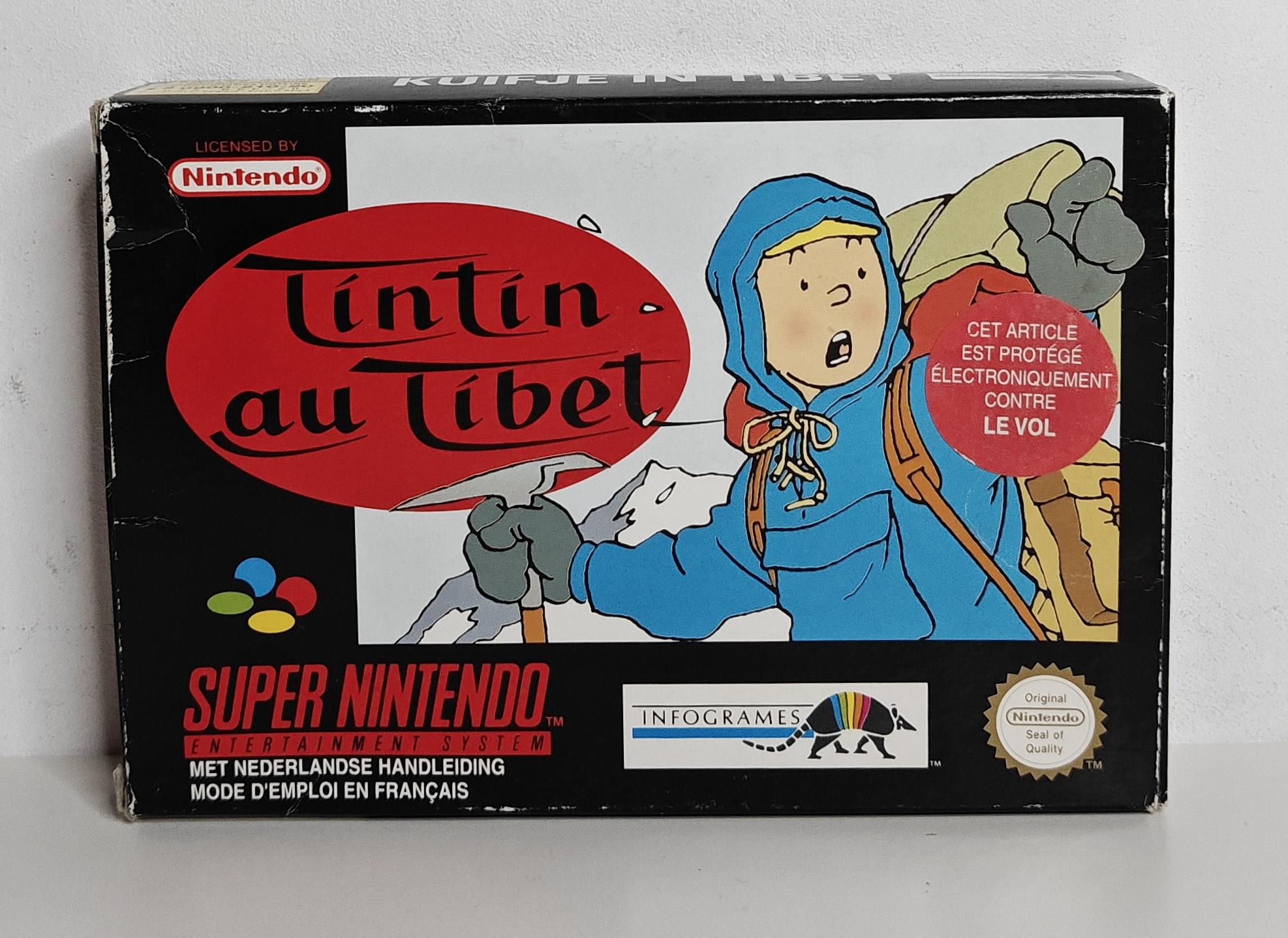 SNES Tintin au Tibet (CIB) FAH-1