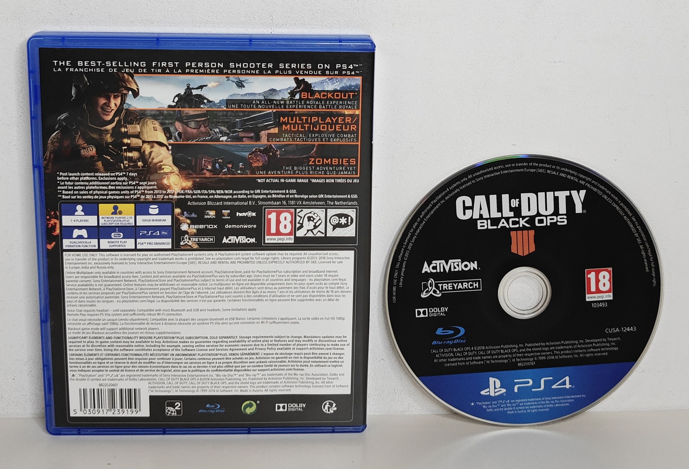 PS4 Call of Duty - Black Ops IIII (CIB)