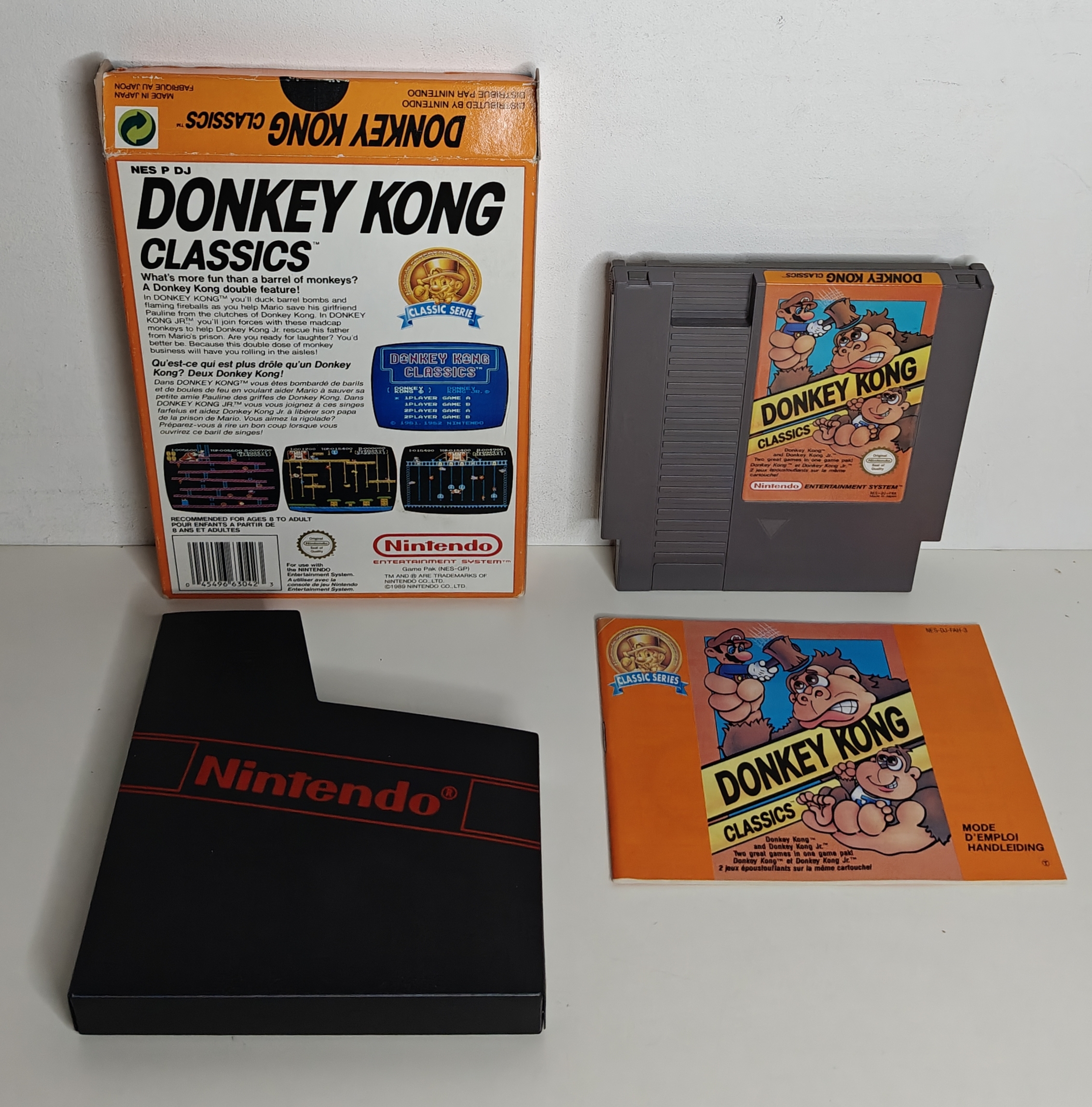 NES Donkey Kong Classics -Classic Serie- (CIB) FAH-1