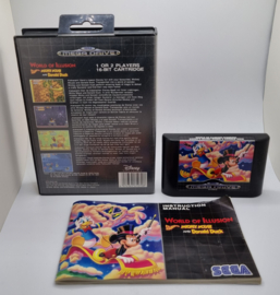 Megadrive World of Illusion - Starring Mickey Mouse and Donald Duck (CIB)