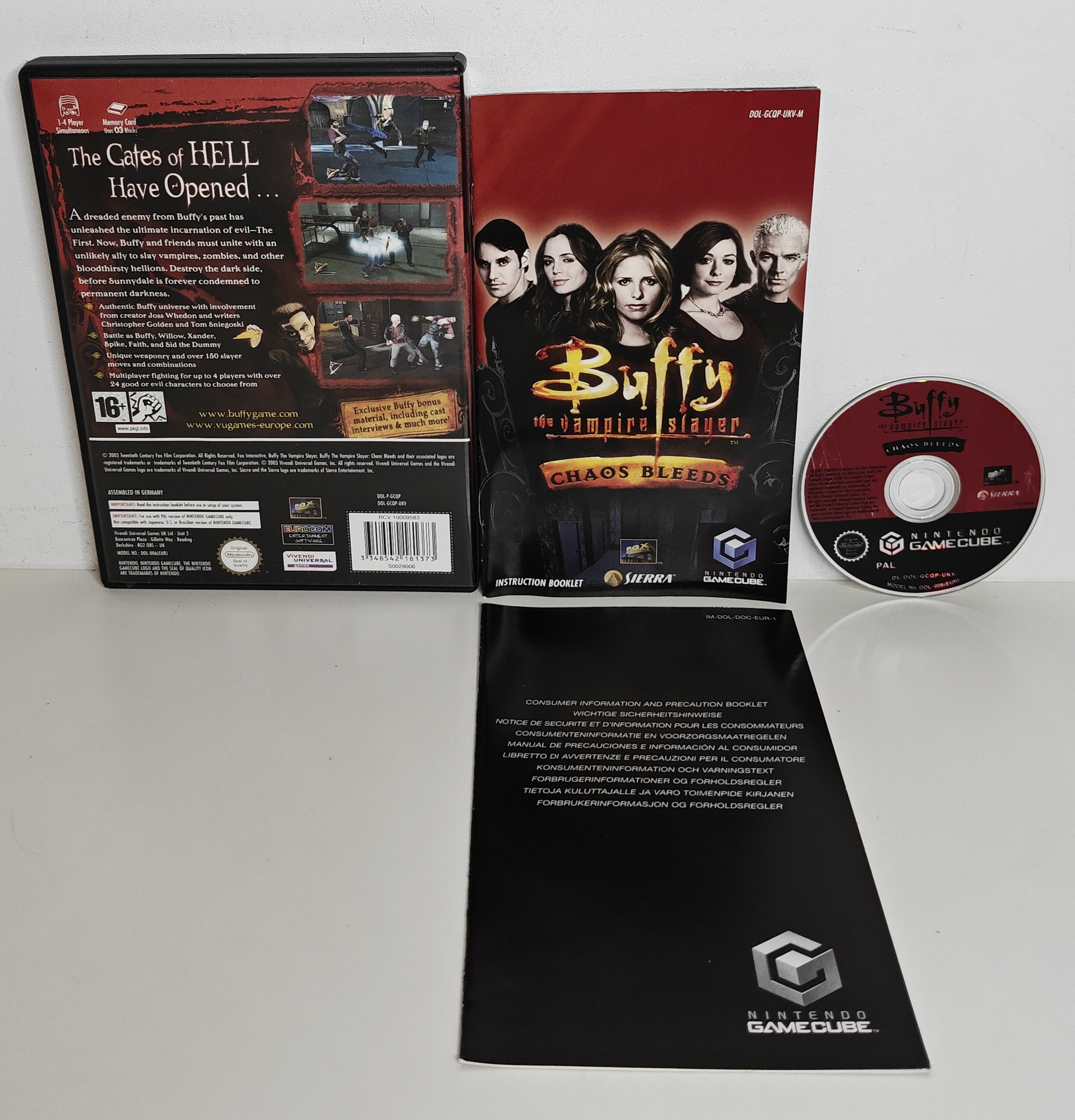 Gamecube Buffy the Vampire Slayer - Chaos Bleeds (CIB) UKV