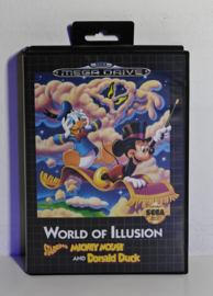 Mega Drive World of Illusion Starring Mickey Mouse and Donald Duck (CIB)