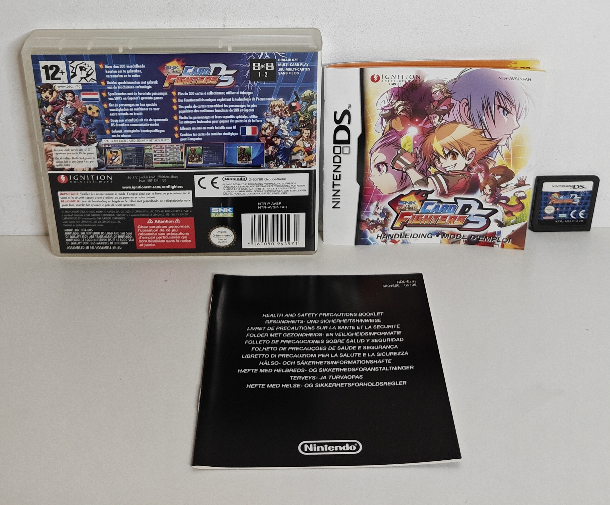 DS SNK VS. Capcom Card Fighters DS (CIB) FAH