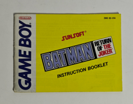 GB Batman Return of the Joker (manual) USA