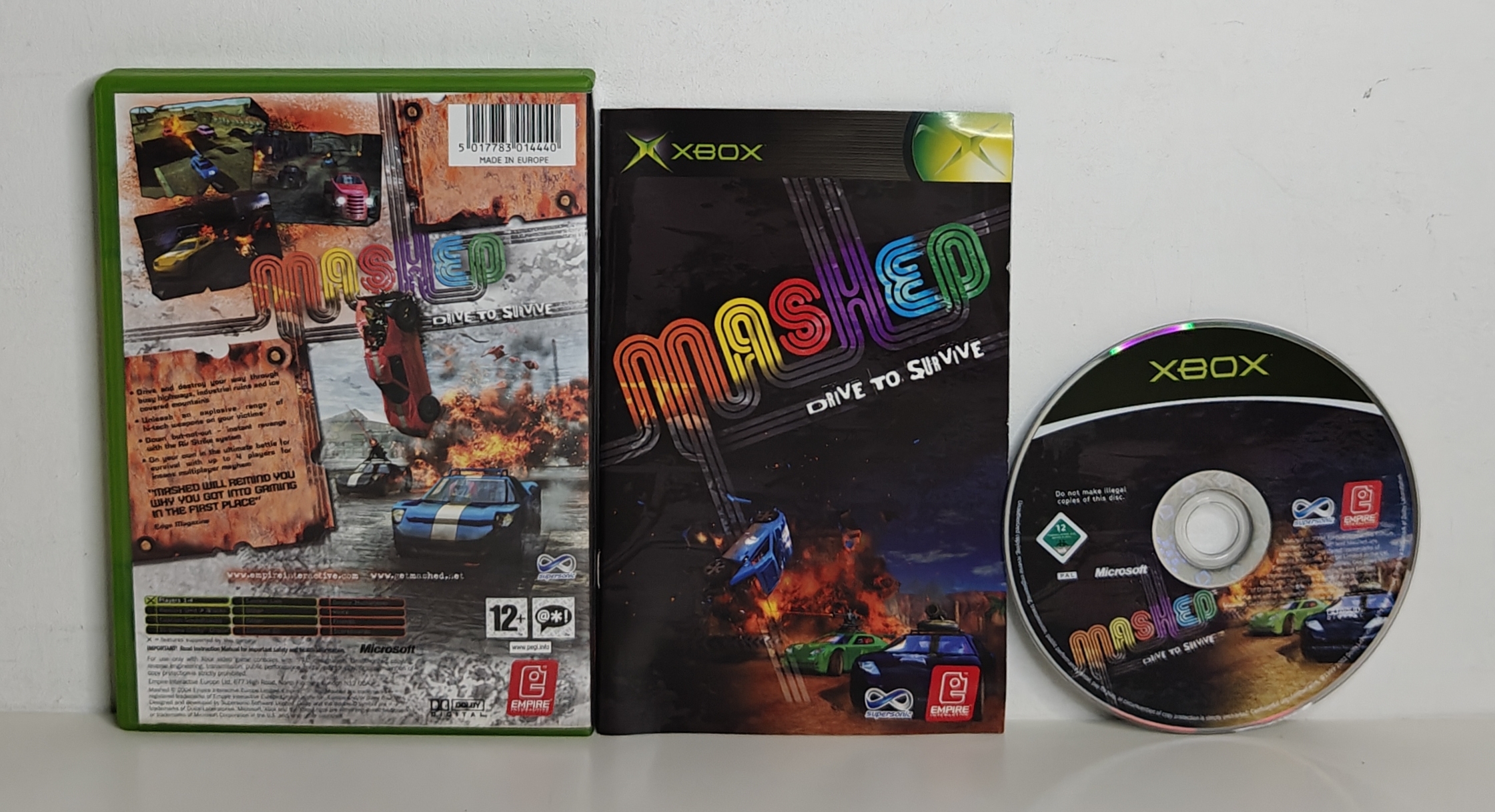 Xbox Mashed - Drive to Survive (CIB)
