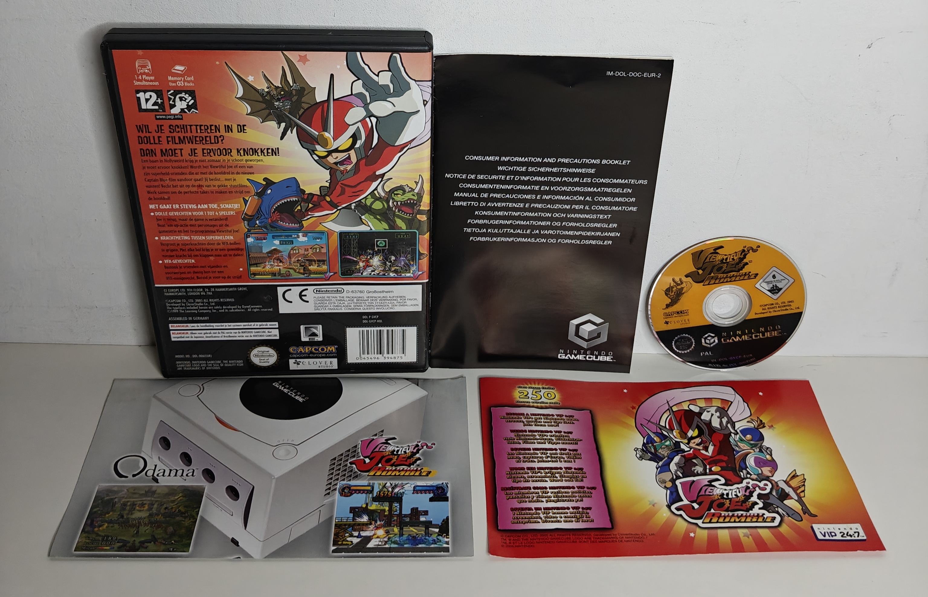Gamecube Viewtiful Joe - Red Hot Rumble (boxed) HOL