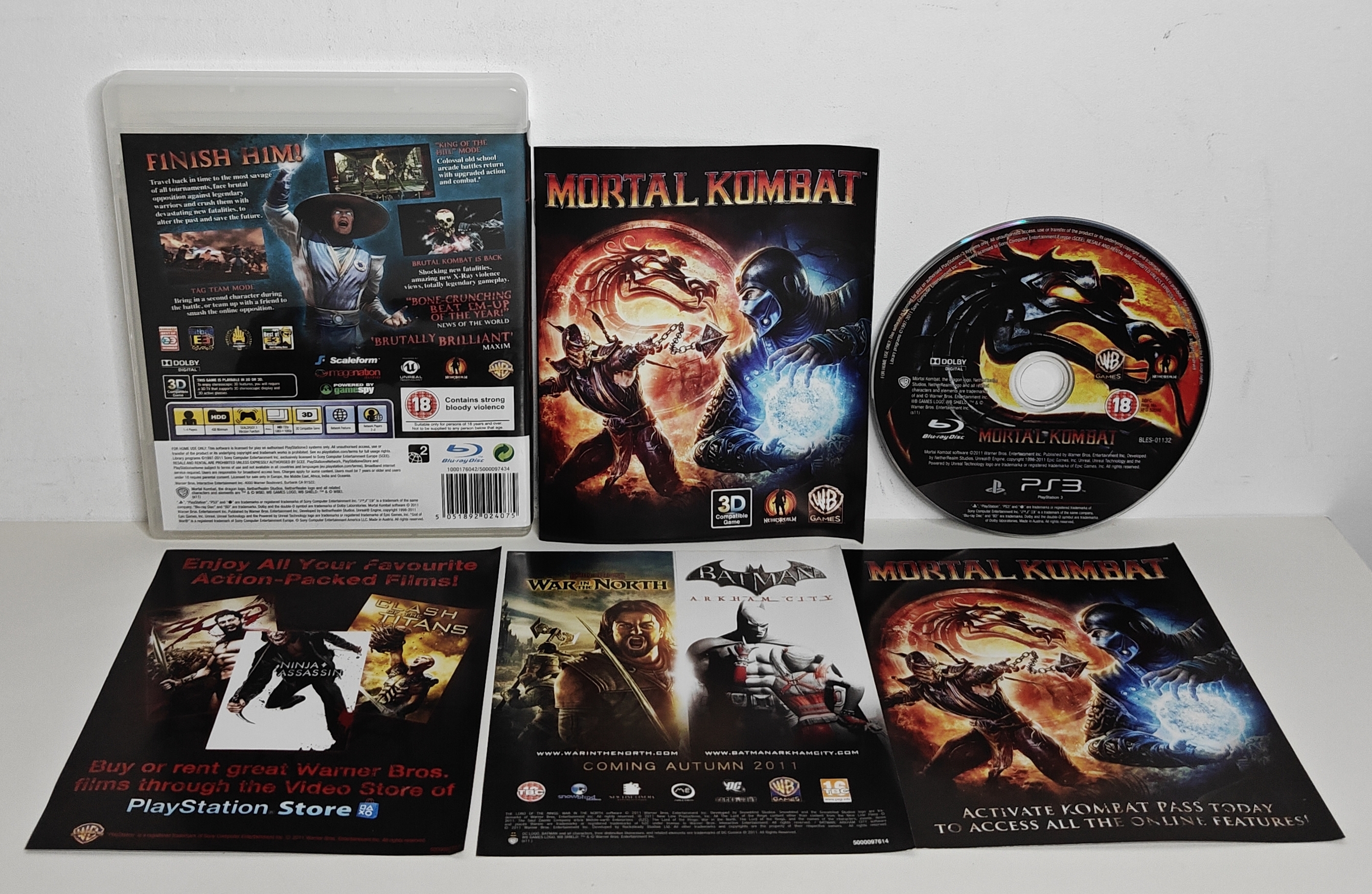 PS3 Mortal Kombat (CIB)