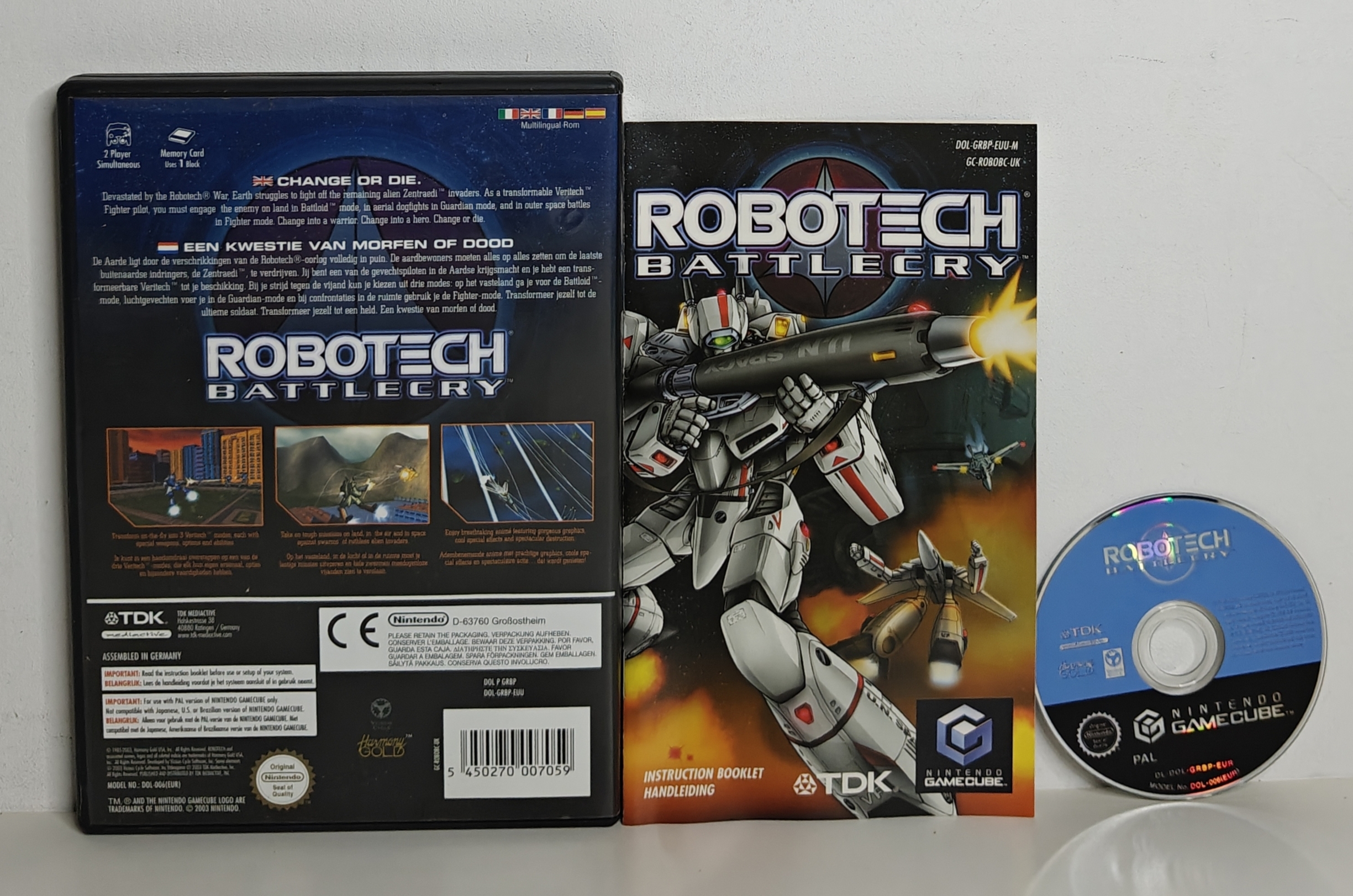 Gamecube Robotech Battlecry (CIB)  EUU