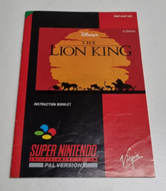 SNES Disney's Lion King (manual) UKV
