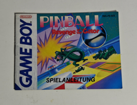 GB Pinball Revenge of the Gator (manual) NOE