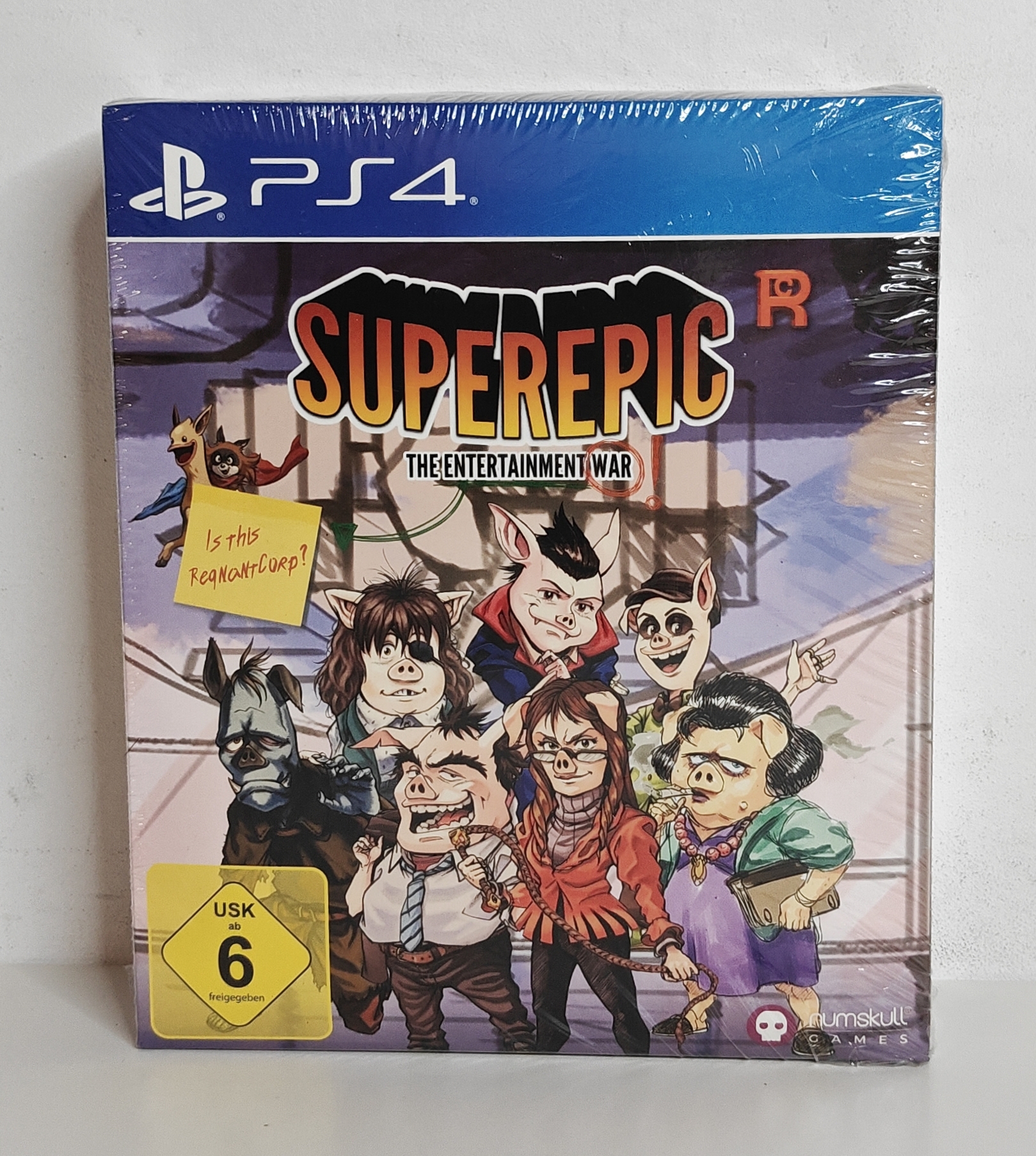 PS4 SuperEpic: The Entertainment War Special Limited Edition (factory slealed)