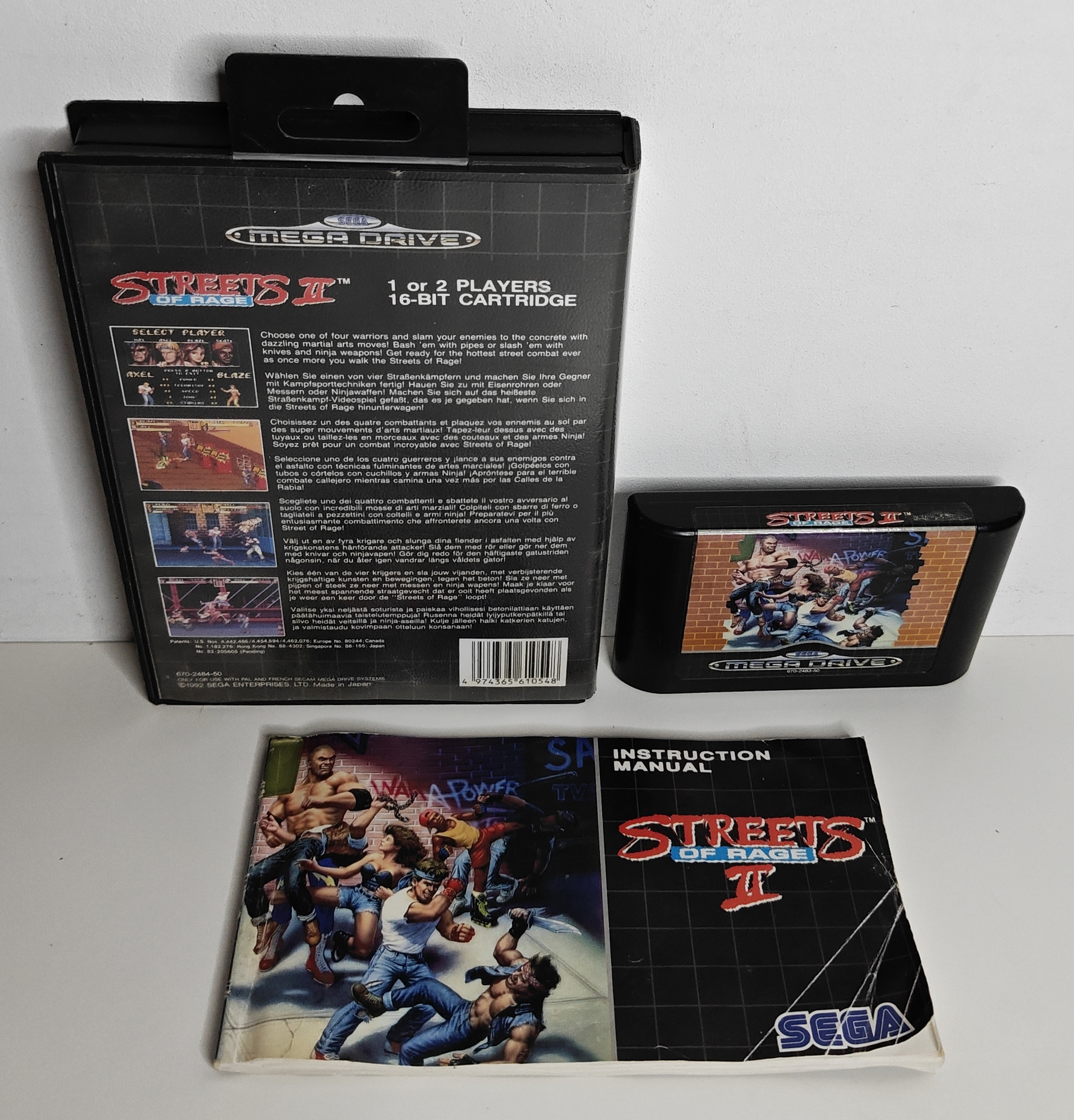 Megadrive Streets of Rage II (CIB)