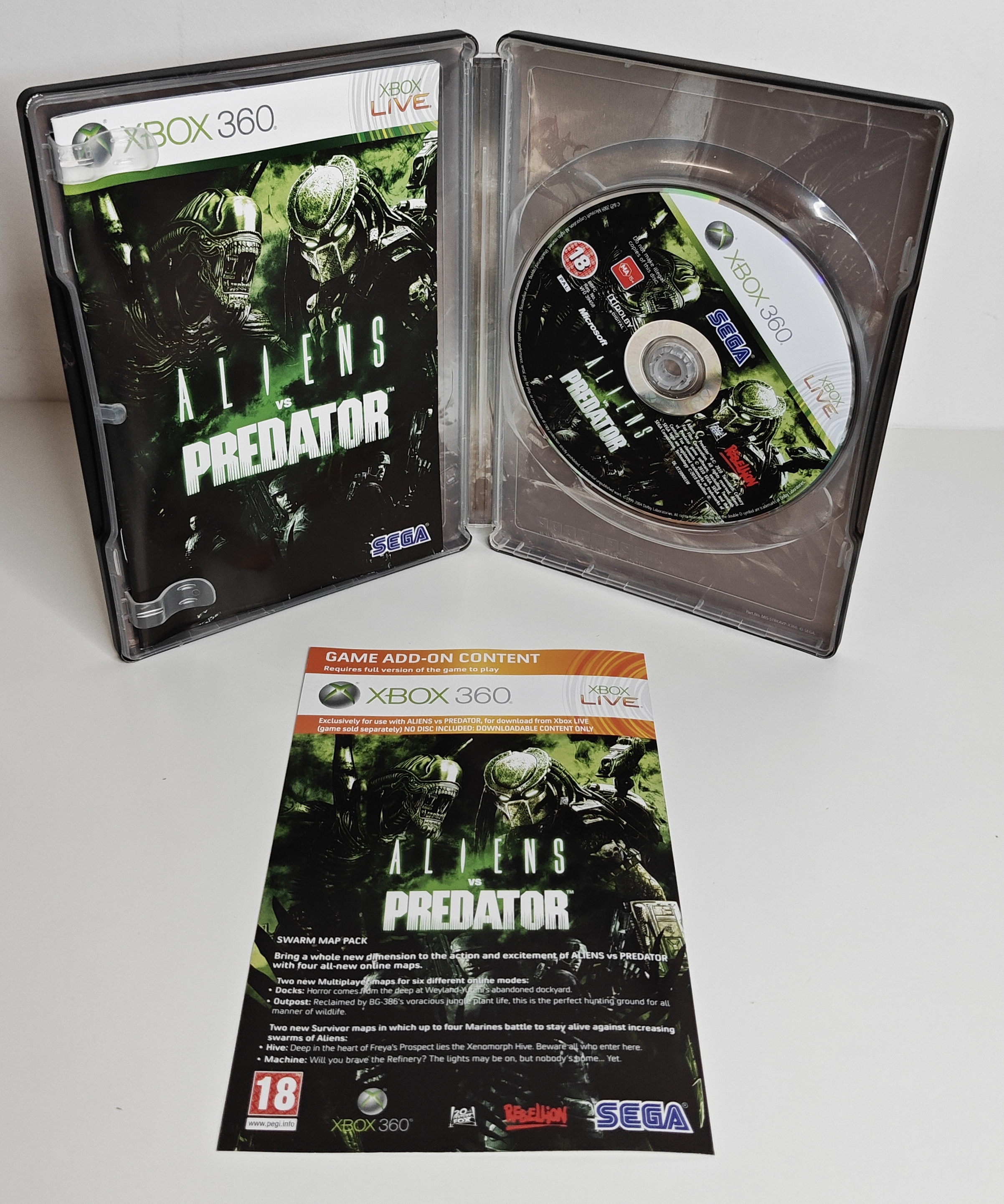 Xbox 360 Aliens VS Predator Steelbook Edition (CIB)