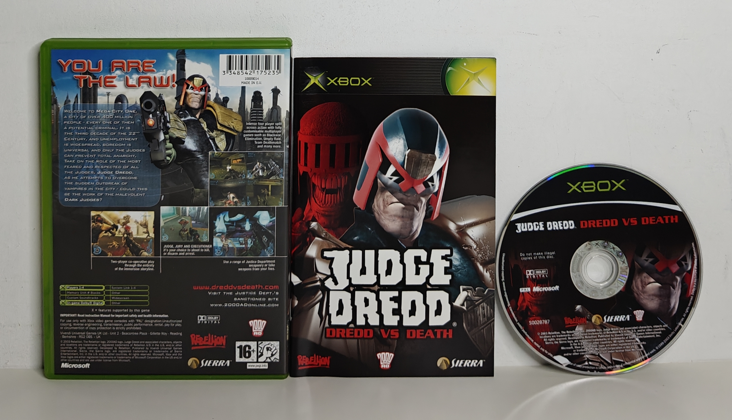 Xbox Judge Dredd - Dredd VS. Death (CIB)