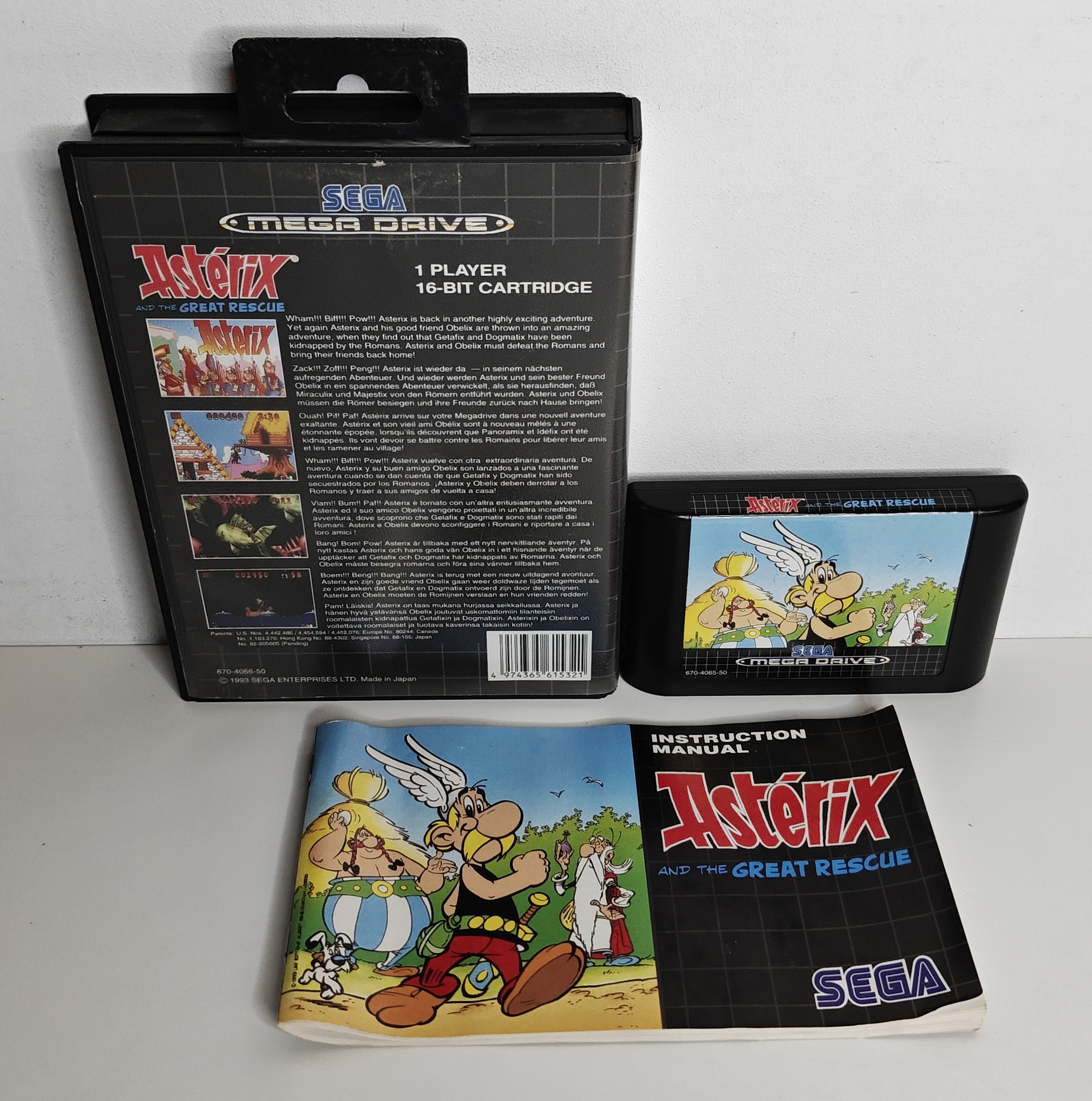 Megadrive Asterix and the Great Rescue (CIB)