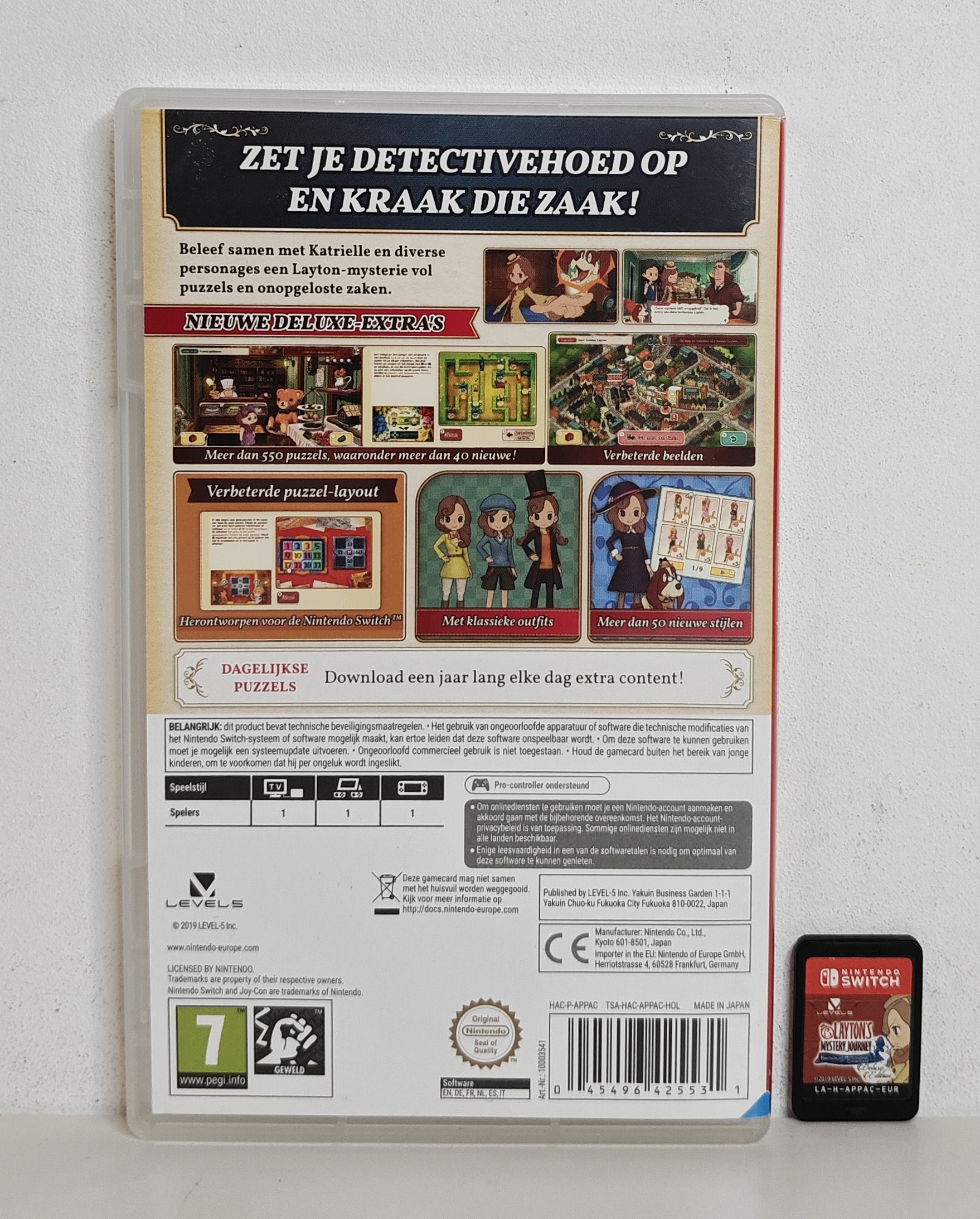 Switch Layton's Mystery Journey - Katrielle en het Milionairscomplot Deluxe Edition (CIB) HOL