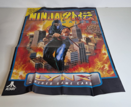 Atari Lynx Ninja Gaiden (boxed) with poster