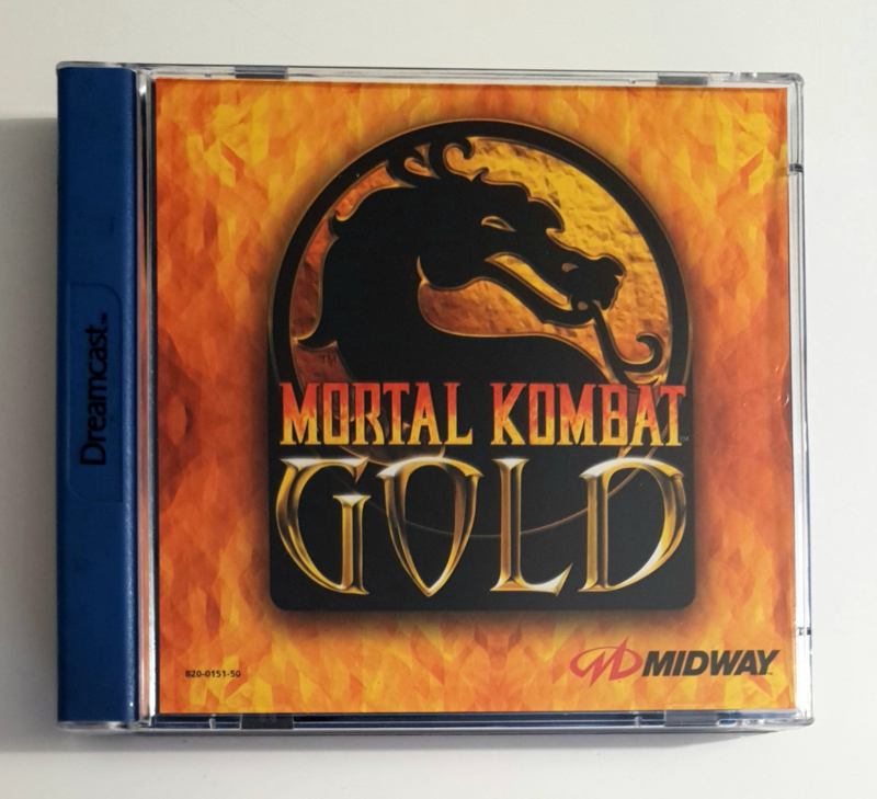 Jaquette Avant Officielle Jeu Sega Dreamcast Mortal Kombat Gold - Bon état Collection