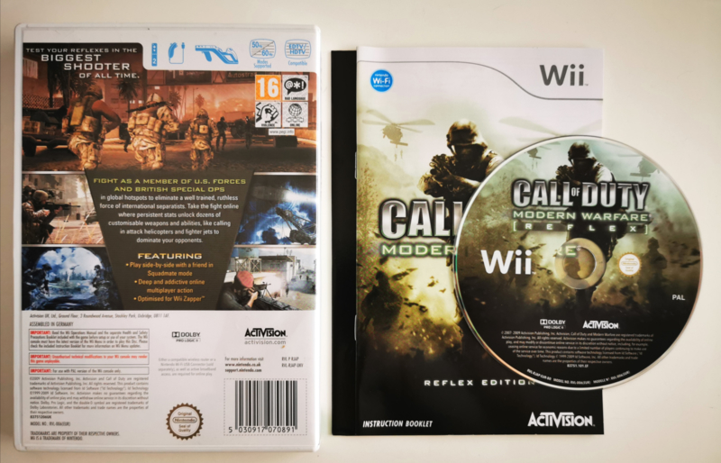 Retro Video Games Wii Call Of Duty Modern Warfare
