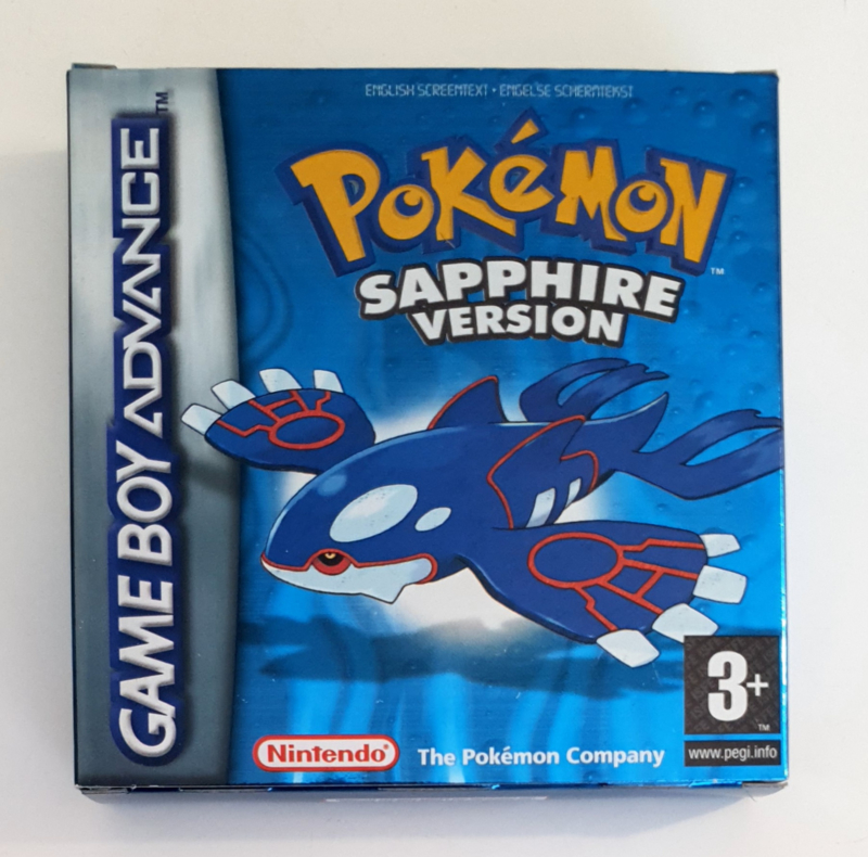 GBA Pokémon Sapphire Version (CIB) NHAU