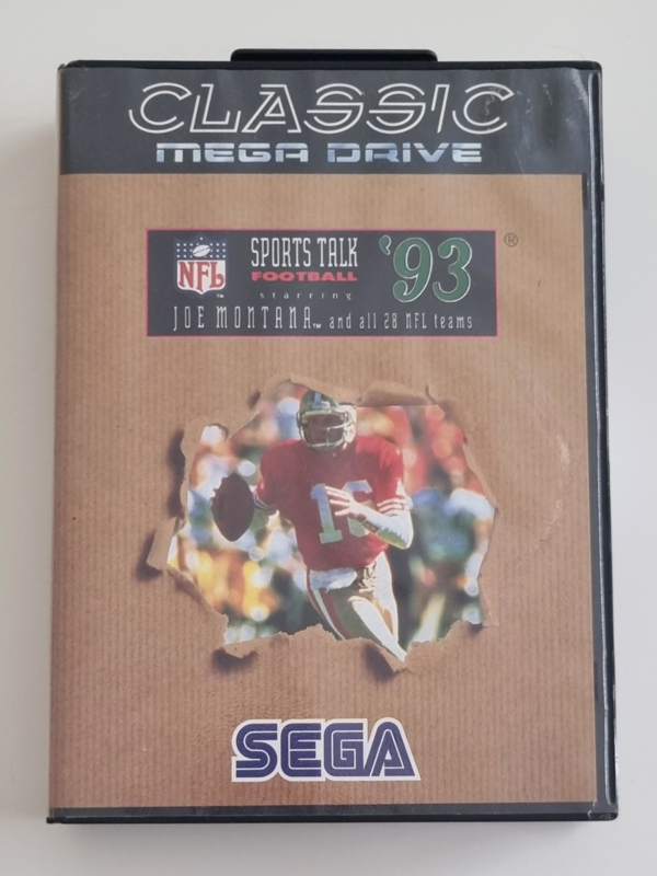 Megadrive NFL Sports Talk Football 93 Classic (CIB), Megadrive / Genesis  Games
